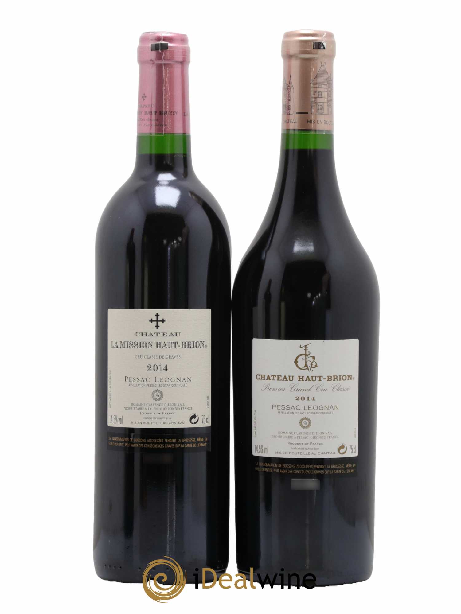 Caisse Collection Duclot 2014 Petrus - Lafite - Mouton Rothschild - Margaux - Haut Brion - Mission Haut Brion - Cheval Blanc - Yquem 2014 - Posten von 8 Flaschen - 6