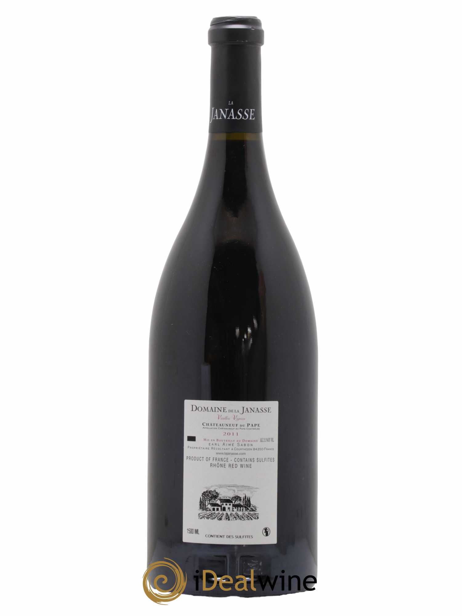 Châteauneuf-du-Pape Cuvée Vieilles Vignes La Janasse (Domaine de) 2011 - Lot de 1 magnum - 1