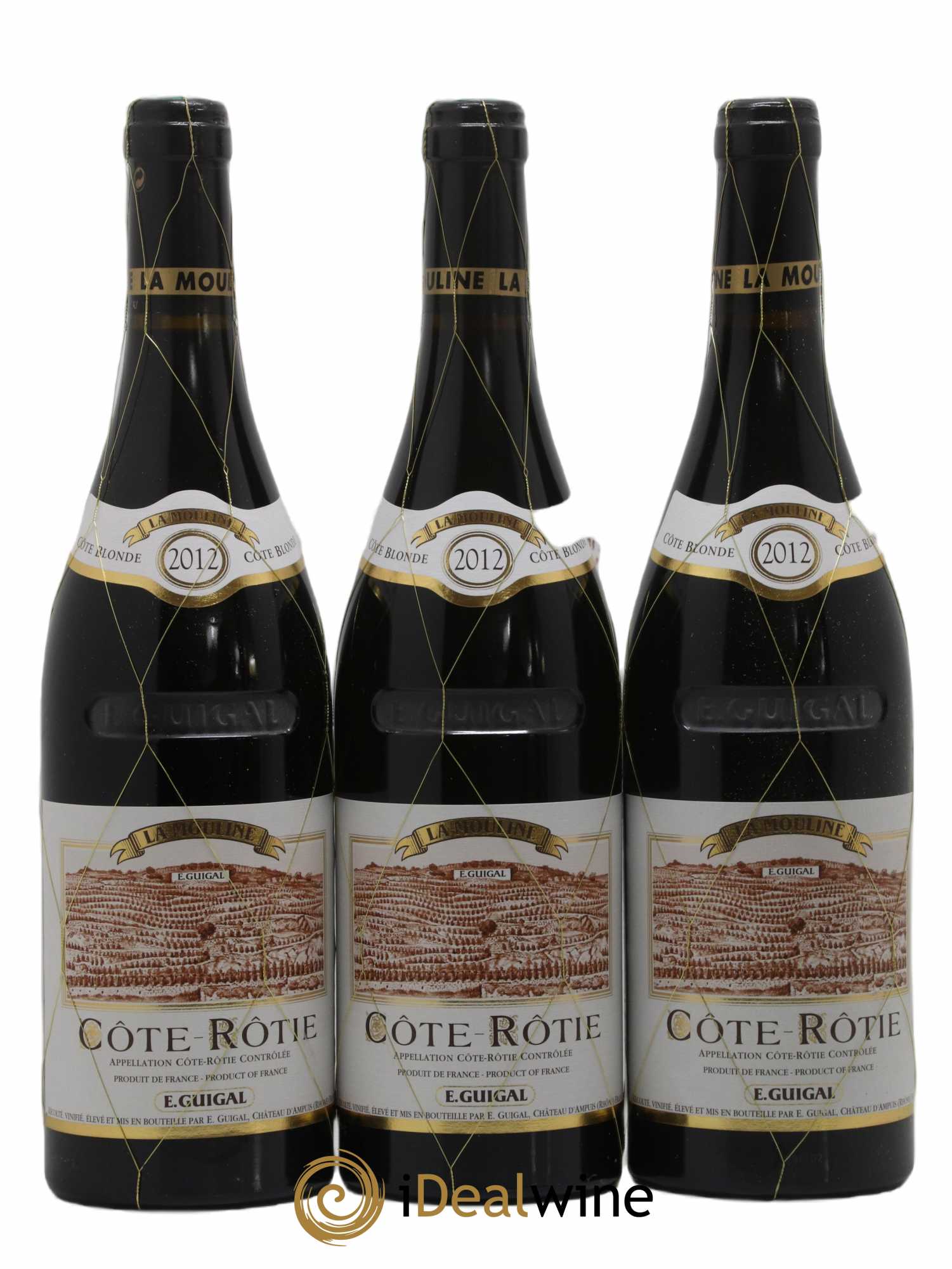 Côte-Rôtie La Mouline Guigal 2012 - Lot de 3 bouteilles - 0