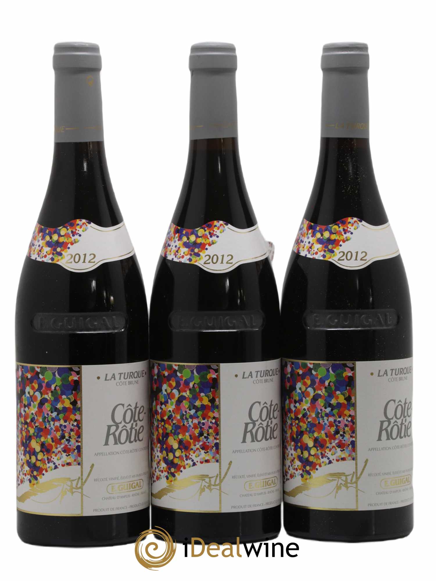 Côte-Rôtie La Turque Guigal 2012 - Lot de 3 bouteilles - 0