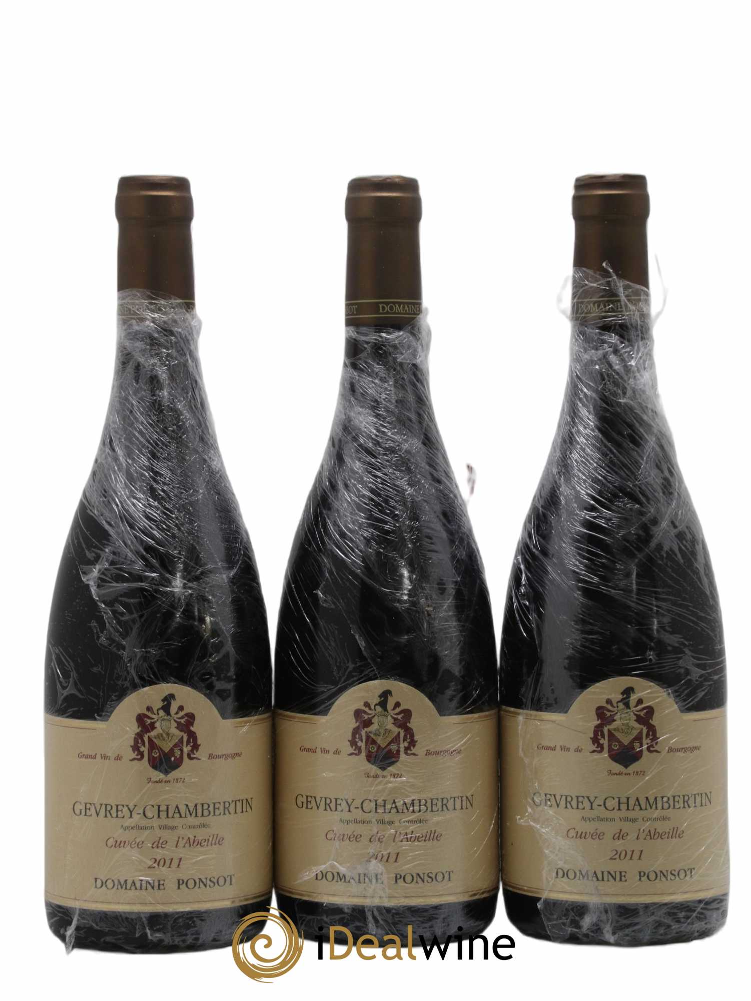 Gevrey-Chambertin Cuvée de l'Abeille Ponsot (Domaine) 2011 - Lot de 3 bouteilles - 0