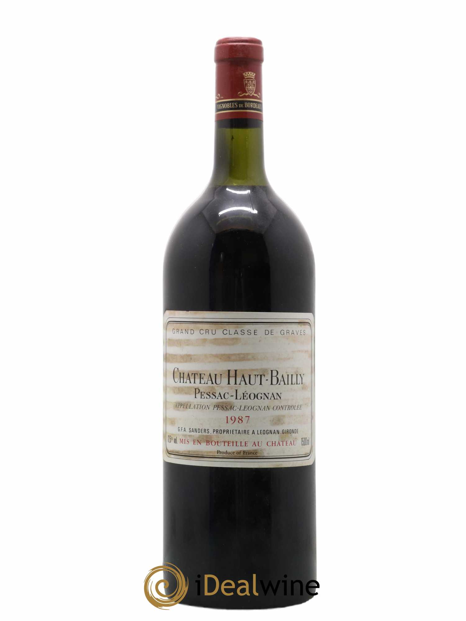 Château Haut-Bailly Cru Classé de Graves 1987 - Lot de 1 magnum - 0