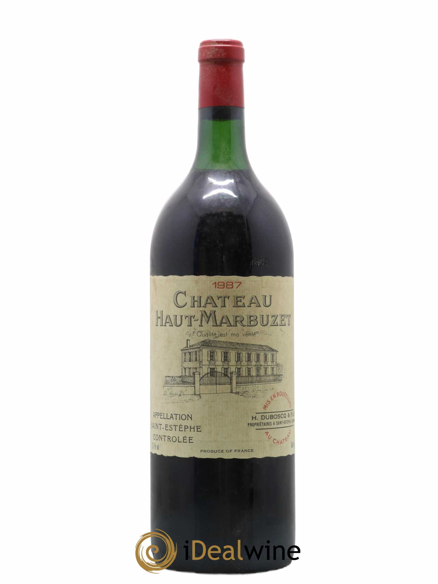 Château Haut Marbuzet 1987 - Lot de 1 magnum - 0