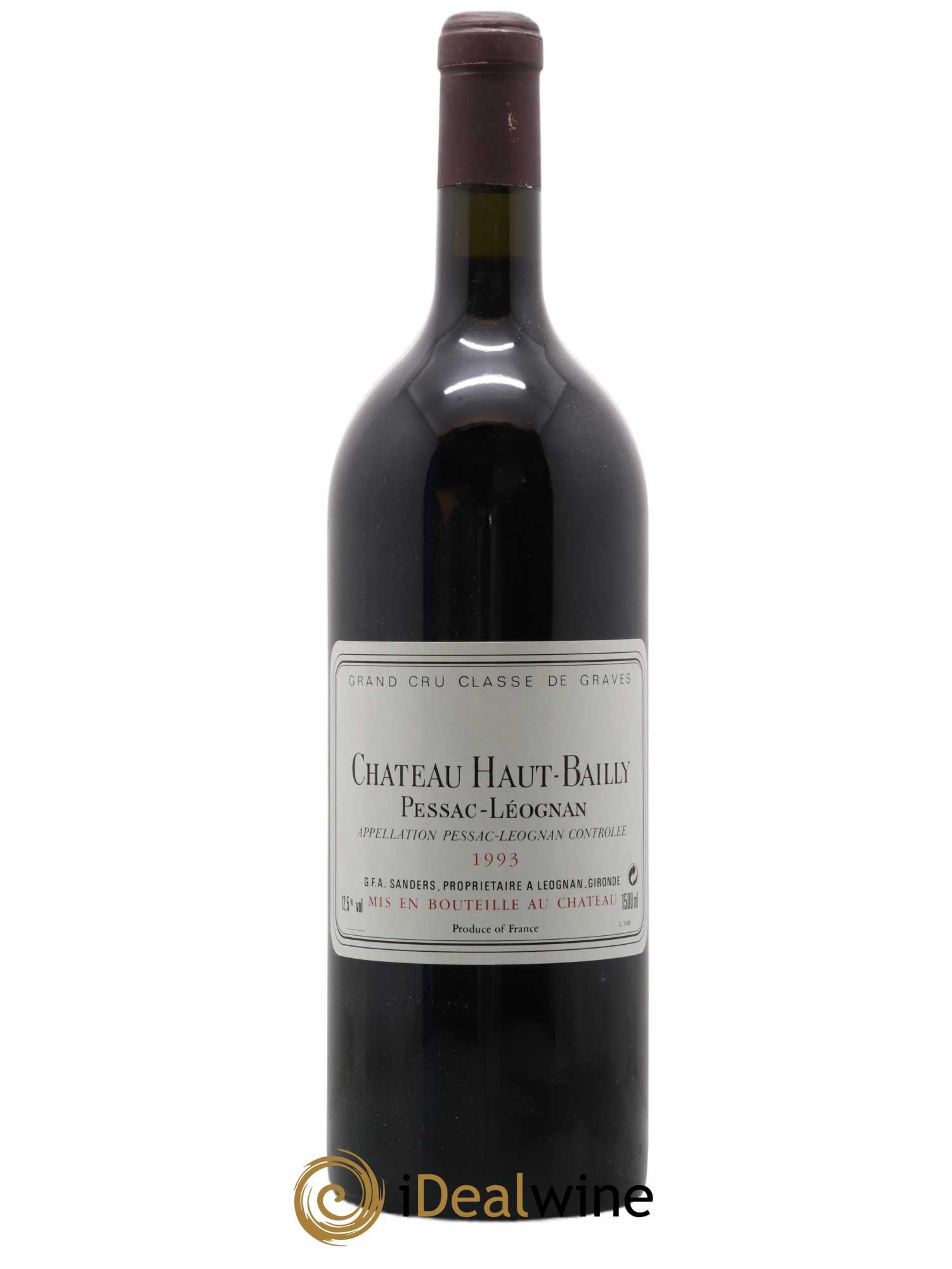 Château Haut-Bailly Cru Classé de Graves 1993 - Lot de 1 magnum - 0
