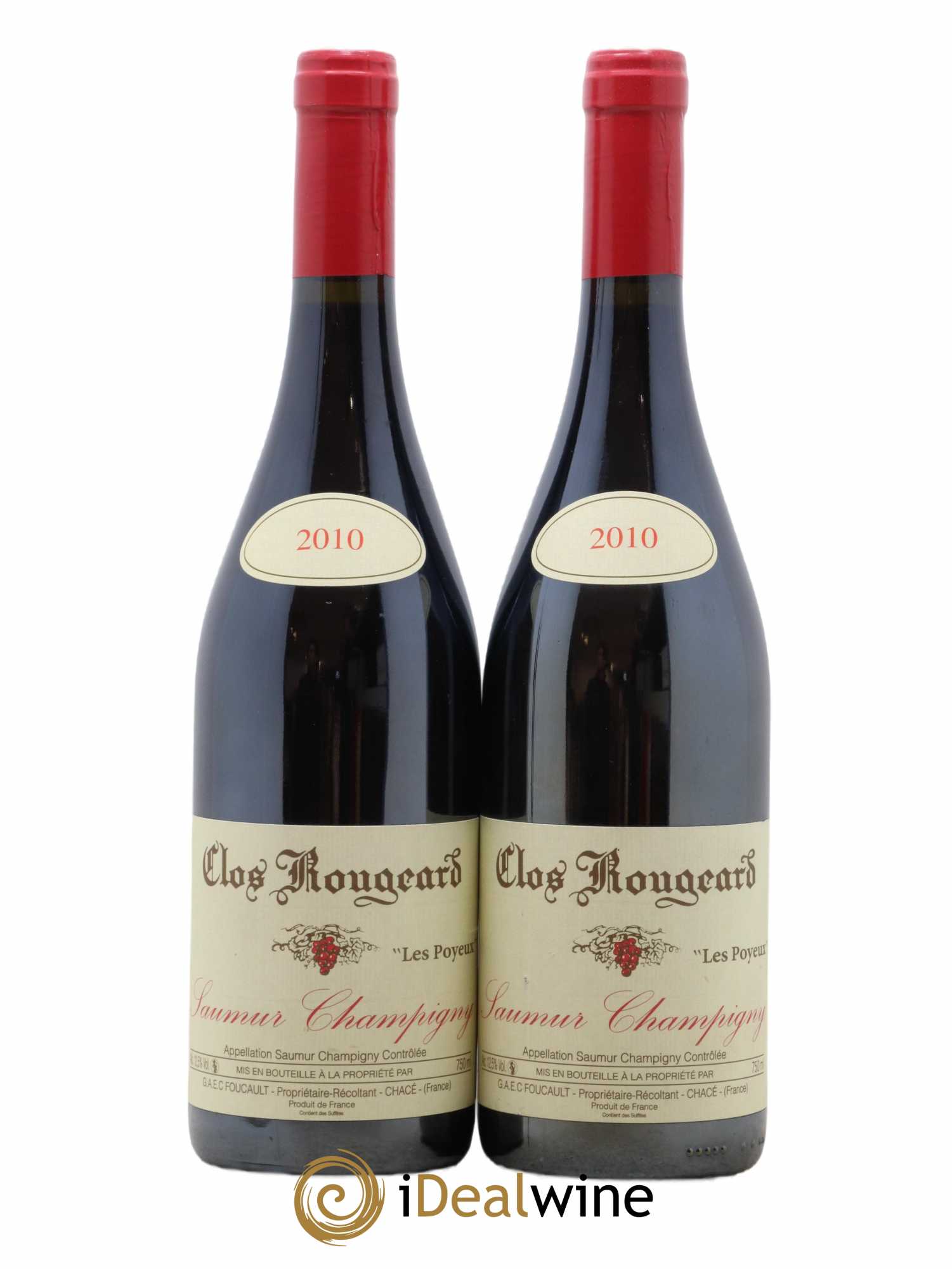 Saumur-Champigny Les Poyeux Clos Rougeard 2010 - Lot de 2 bouteilles - 0
