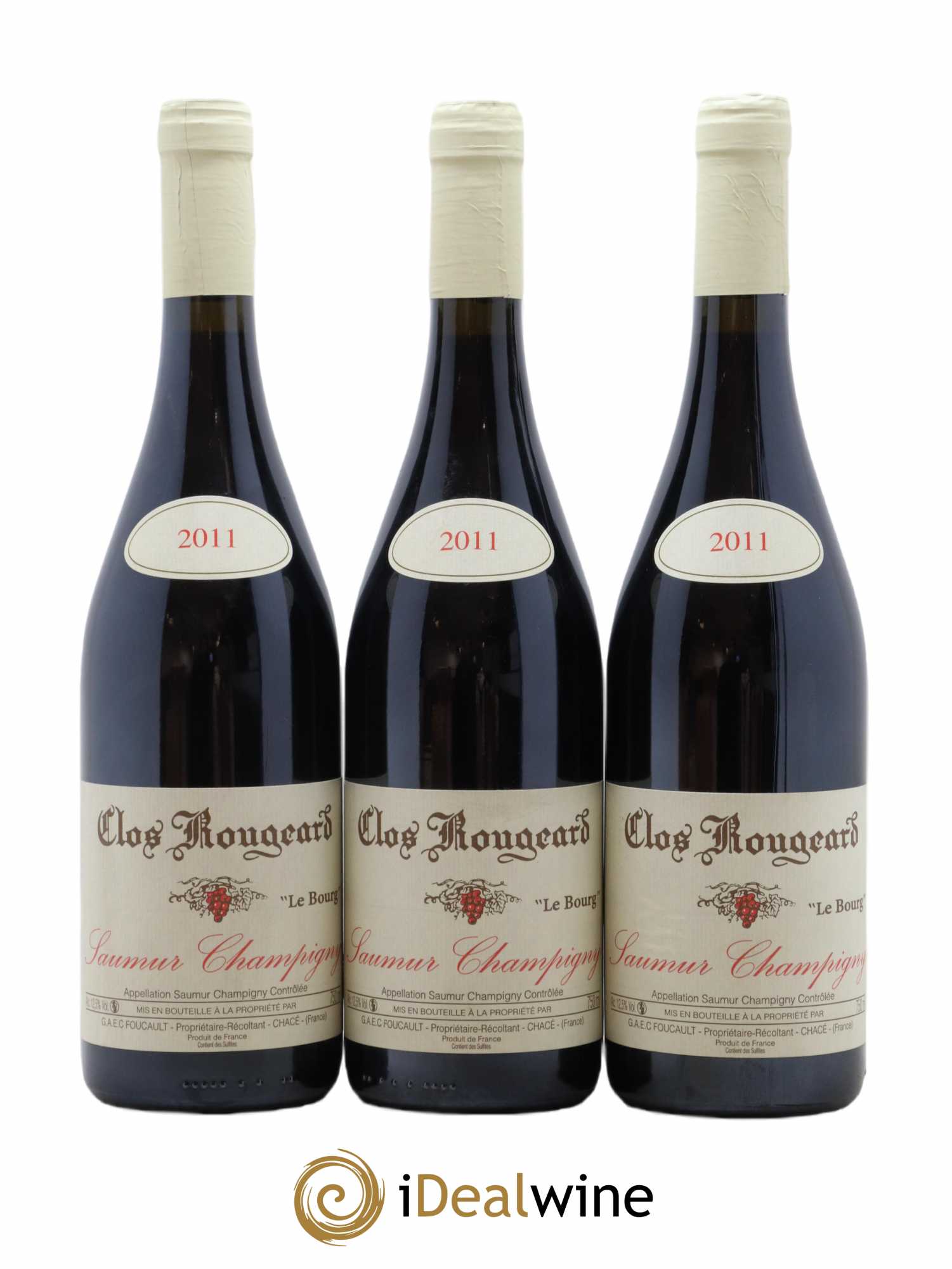 Saumur-Champigny Le Bourg Clos Rougeard 2011 - Lot de 3 bouteilles - 0