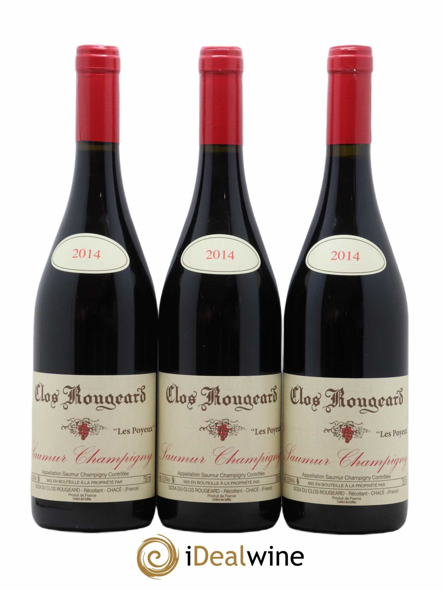 Saumur-Champigny Les Poyeux Clos Rougeard 2014 - Lot de 3 bouteilles - 0