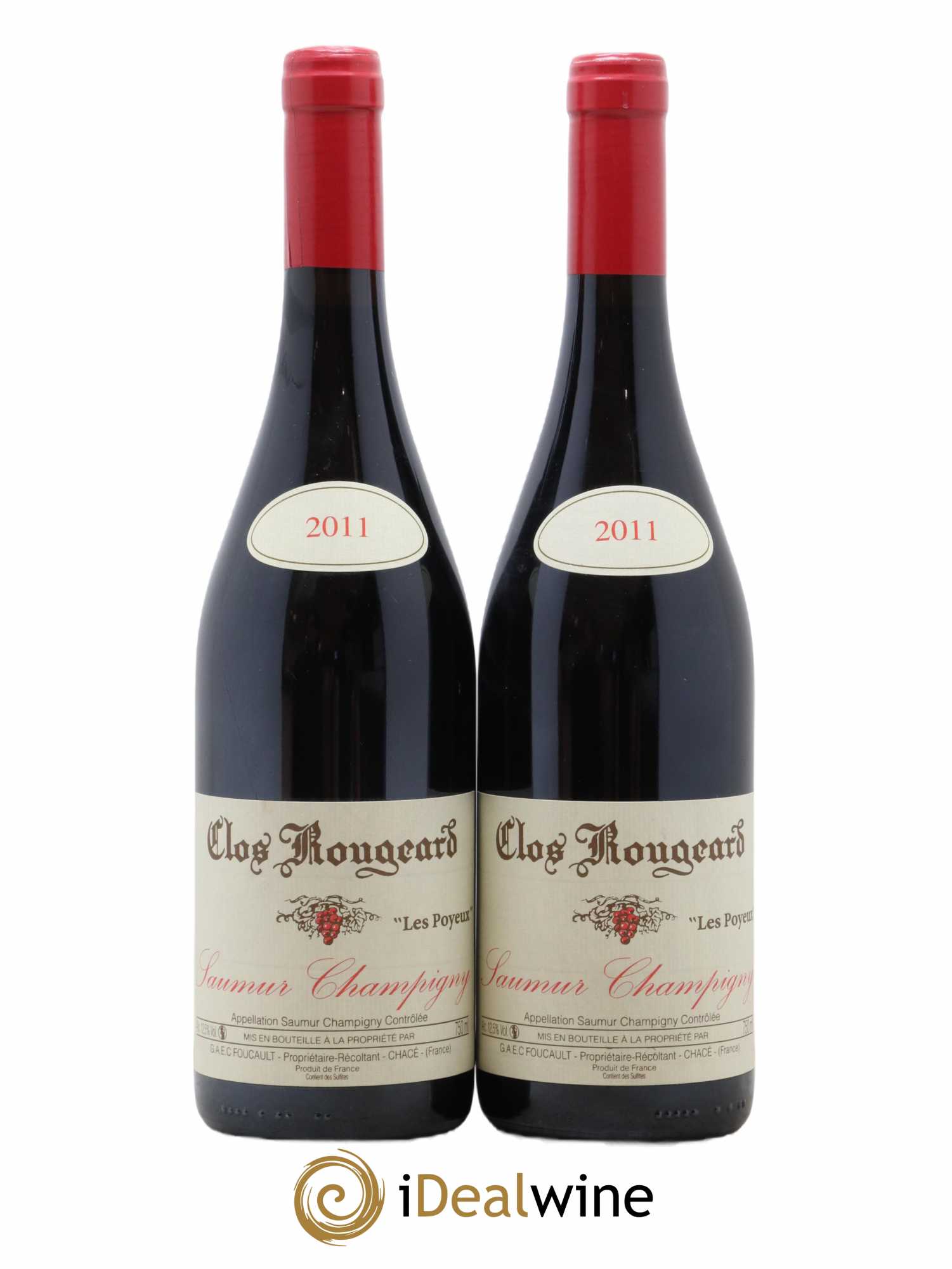 Saumur-Champigny Les Poyeux Clos Rougeard 2011 - Lot de 2 bouteilles - 0