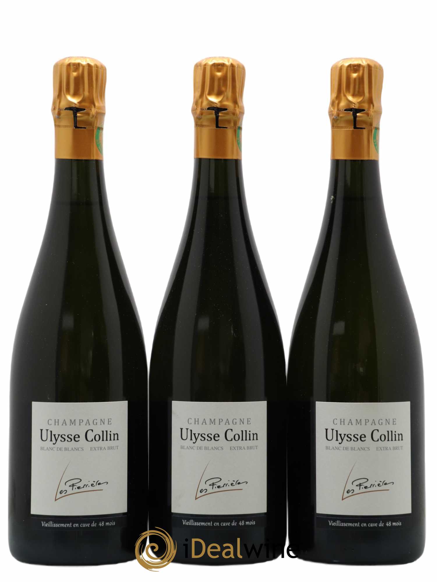 Les Pierrières Blancs de Blancs Extra-Brut Ulysse Collin - Lot de 3 bouteilles - 0