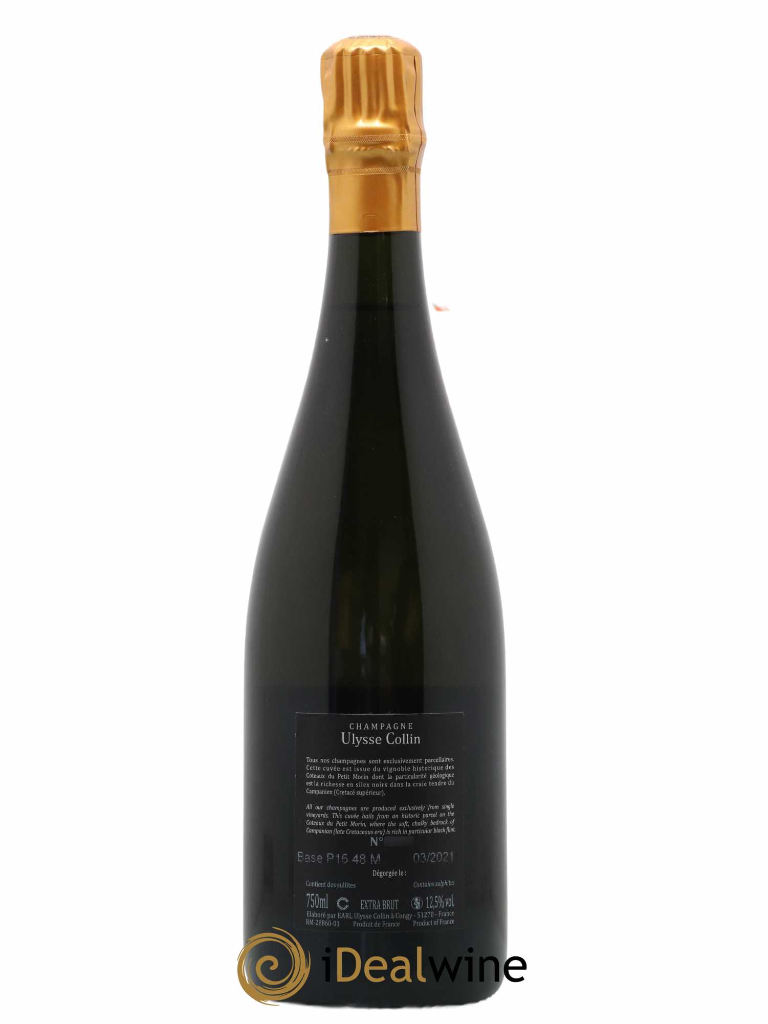 Les Pierrières Blancs de Blancs Extra-Brut Ulysse Collin - Lot de 1 bouteille - 1