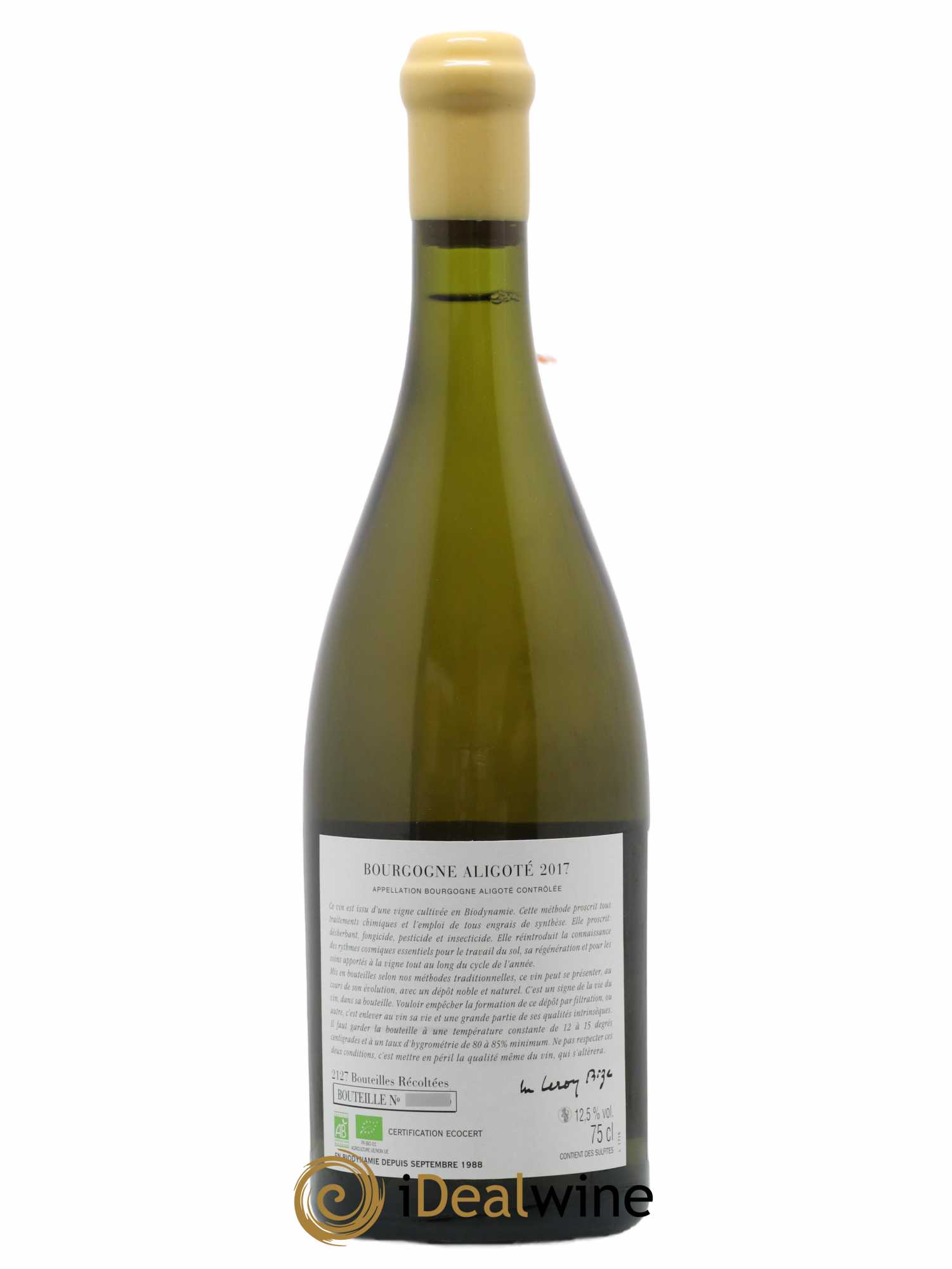 Bourgogne Aligoté Sous Chatelet d'Auvenay (Domaine) 2017 - Lot de 1 bouteille - 1
