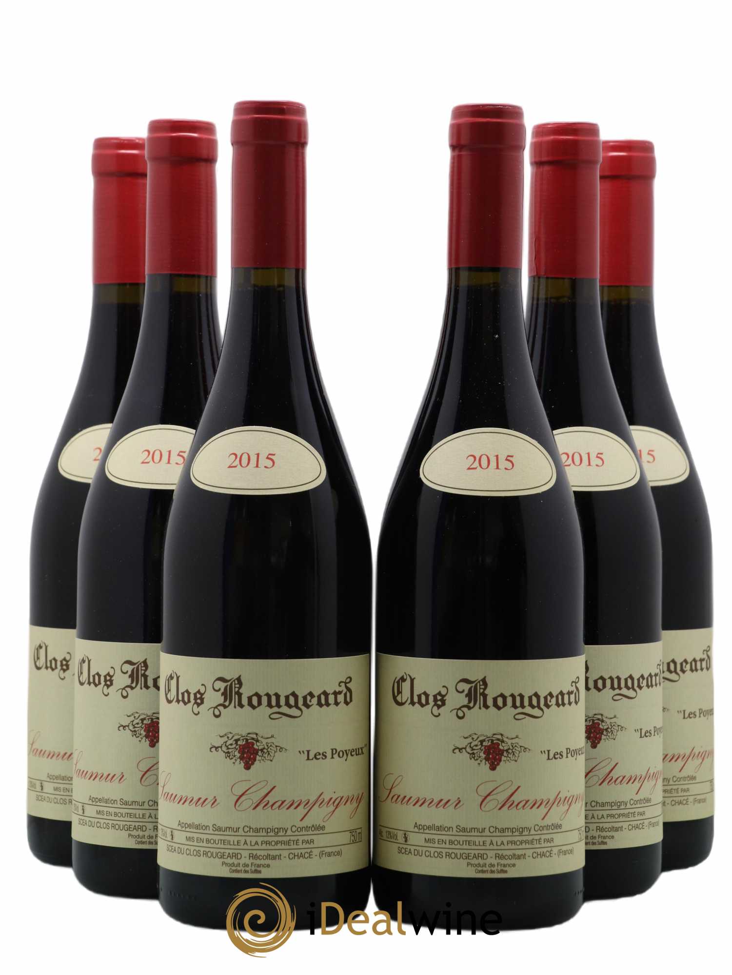 Saumur-Champigny Les Poyeux Clos Rougeard 2015 - Lot de 6 bouteilles - 0
