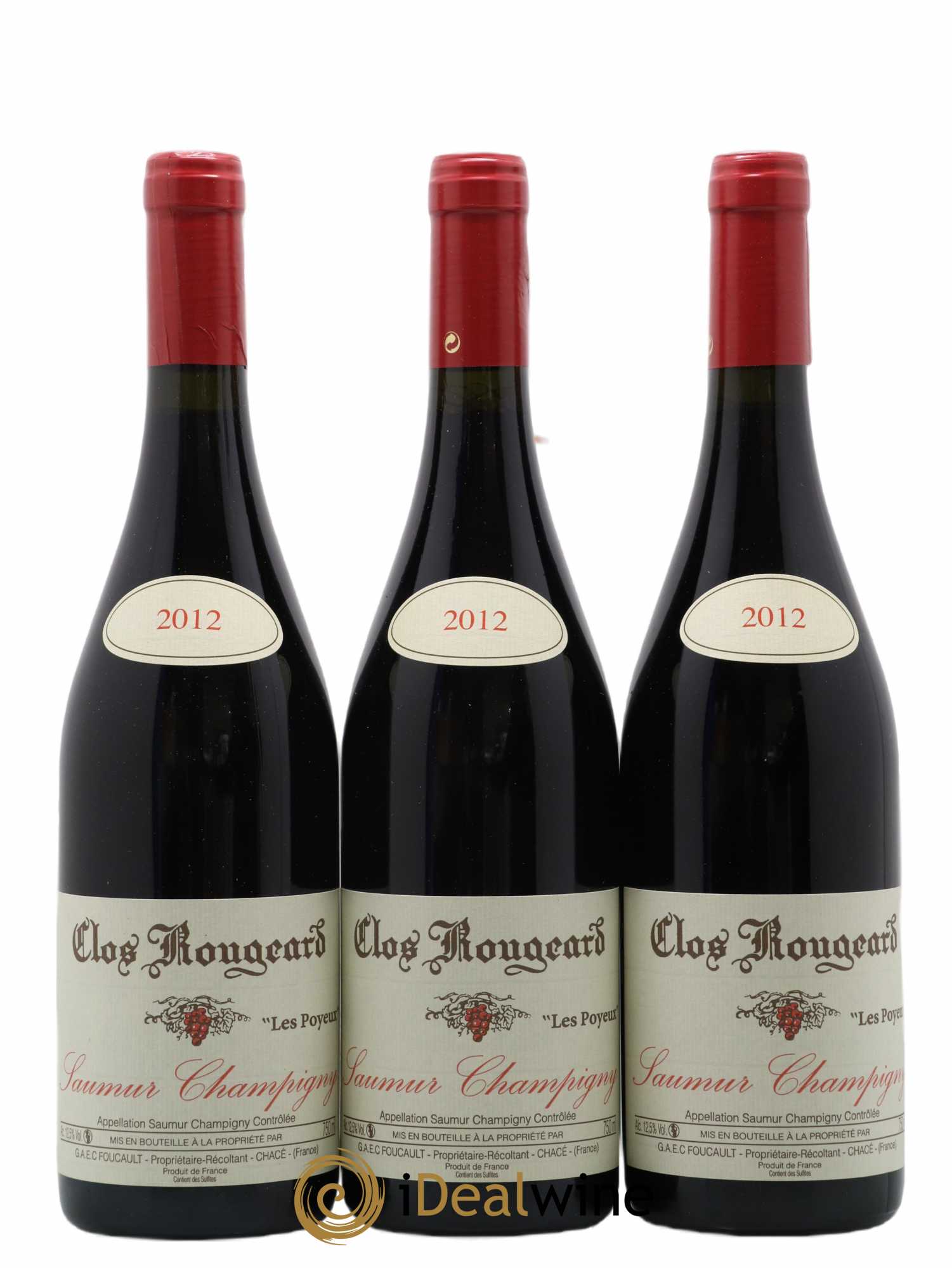 Saumur-Champigny Les Poyeux Clos Rougeard 2012 - Lot de 3 bouteilles - 0