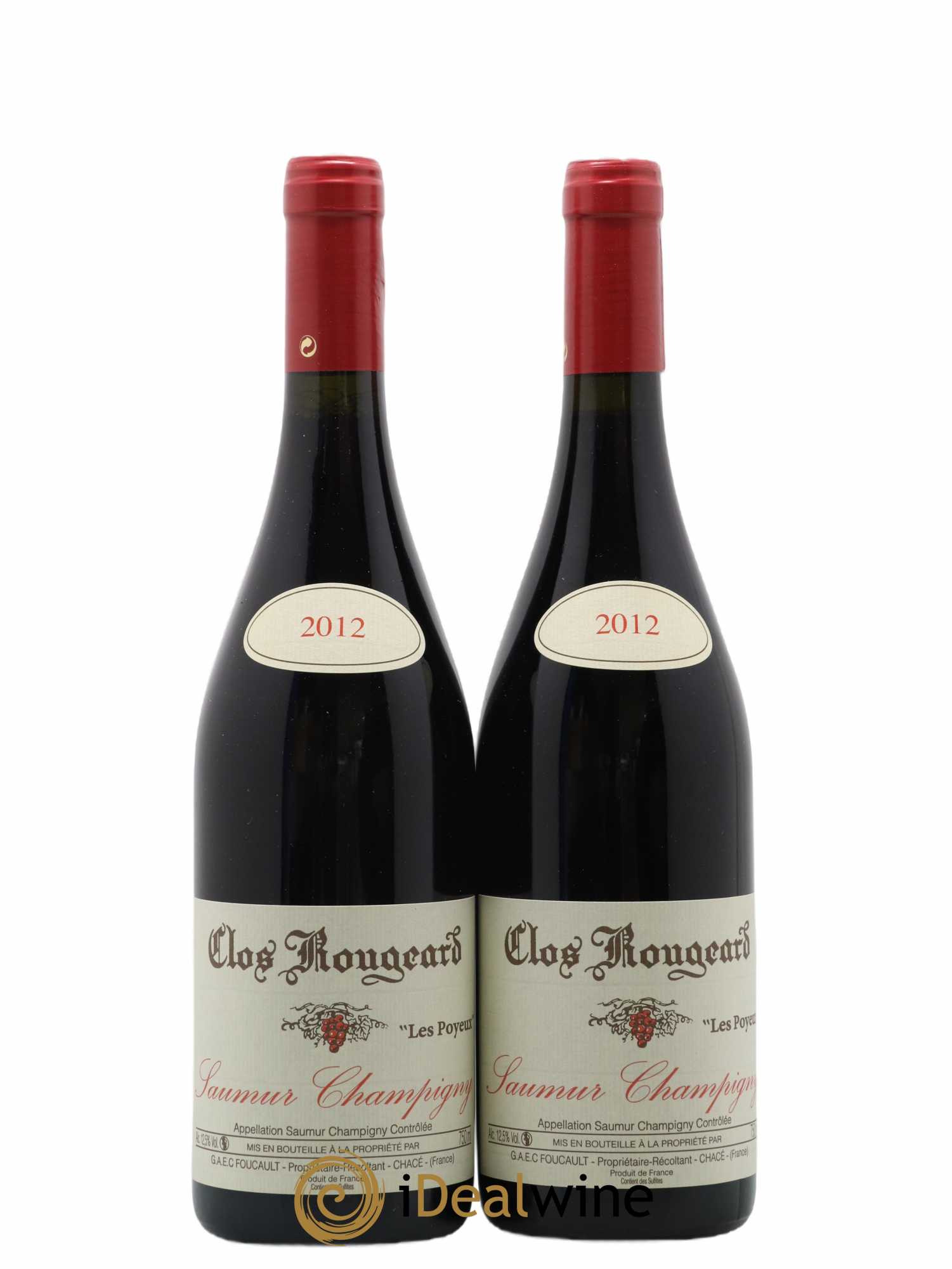 Saumur-Champigny Les Poyeux Clos Rougeard 2012 - Lot de 2 bouteilles - 0