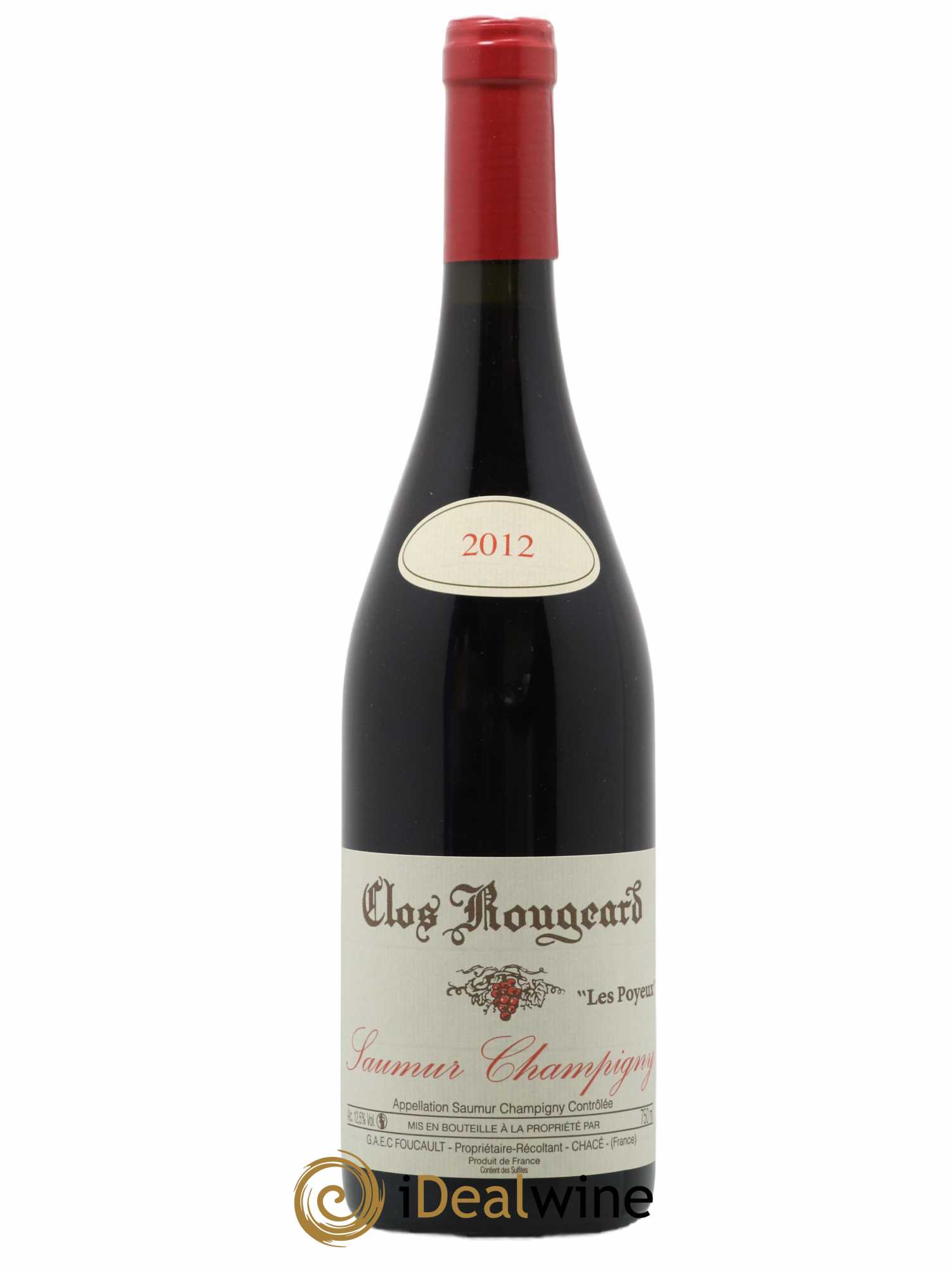 Saumur-Champigny Les Poyeux Clos Rougeard 2012 - Lot de 1 bouteille - 0