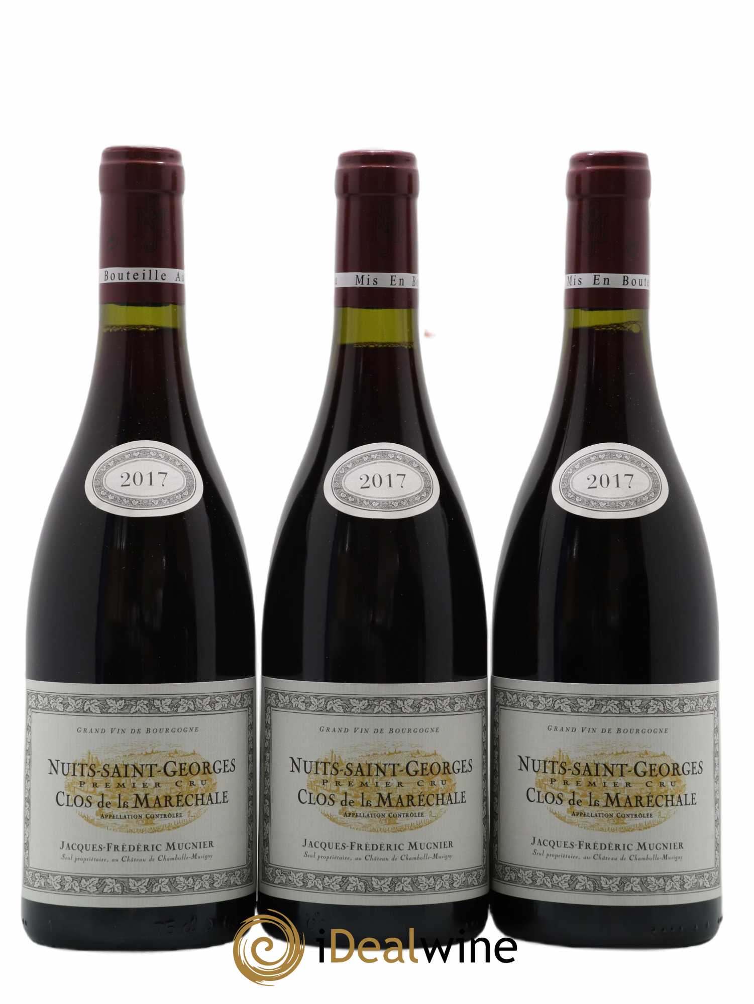 Nuits-Saint-Georges 1er Cru Clos de La Maréchale Jacques-Frédéric Mugnier 2017 - Lot de 6 bouteilles - 1