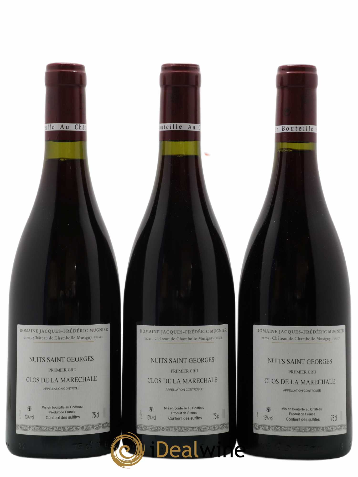 Nuits-Saint-Georges 1er Cru Clos de La Maréchale Jacques-Frédéric Mugnier 2017 - Lot de 6 bouteilles - 2
