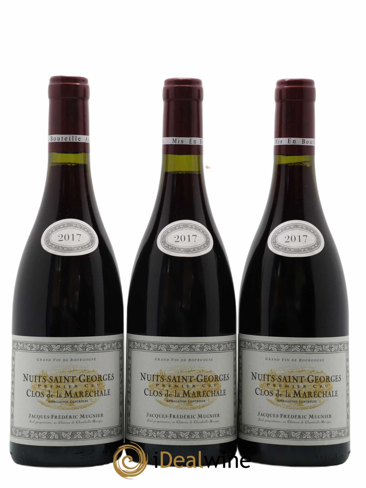 Nuits-Saint-Georges 1er Cru Clos de La Maréchale Jacques-Frédéric Mugnier 2017 - Lot de 6 bouteilles - 3