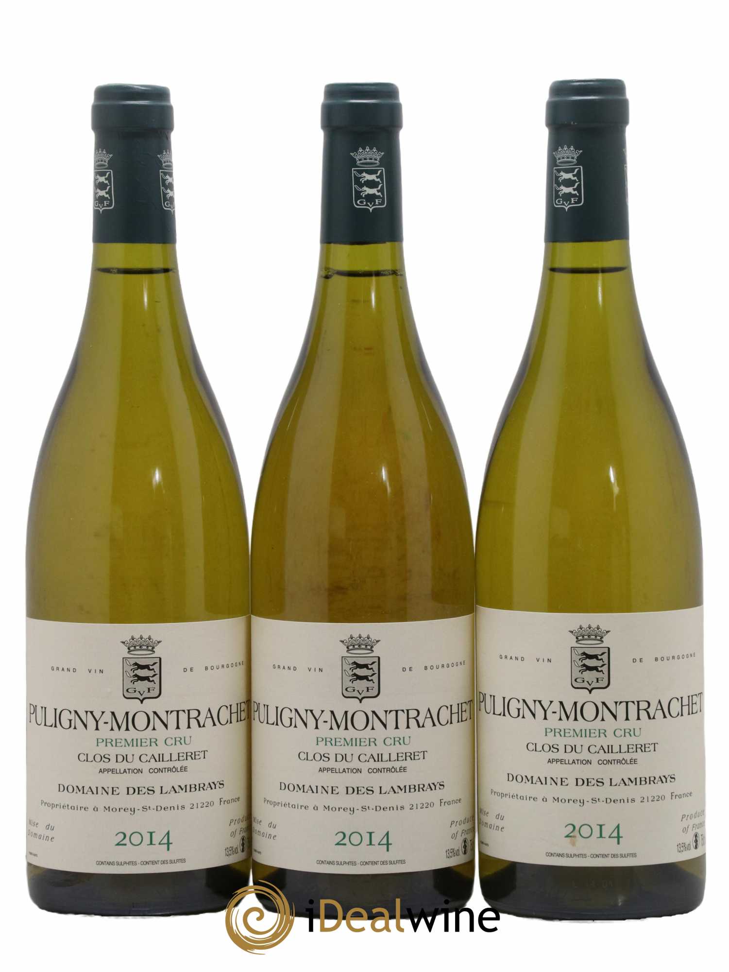Puligny-Montrachet 1er Cru Clos du Cailleret Domaine des Lambrays 2014 - Lot de 3 bouteilles - 0