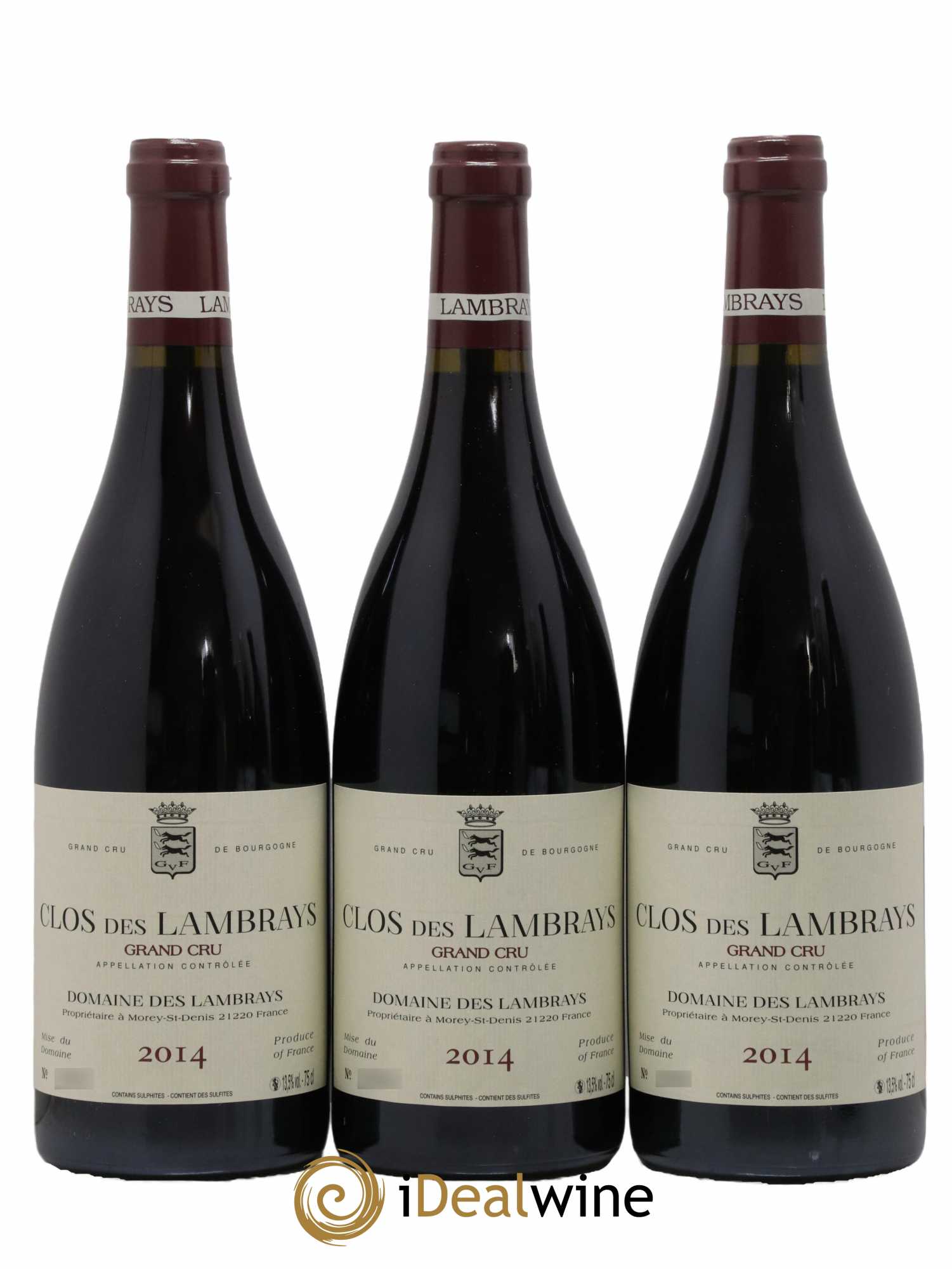 Clos des Lambrays Grand Cru Domaine des Lambrays 2014 - Lot de 3 bouteilles - 0