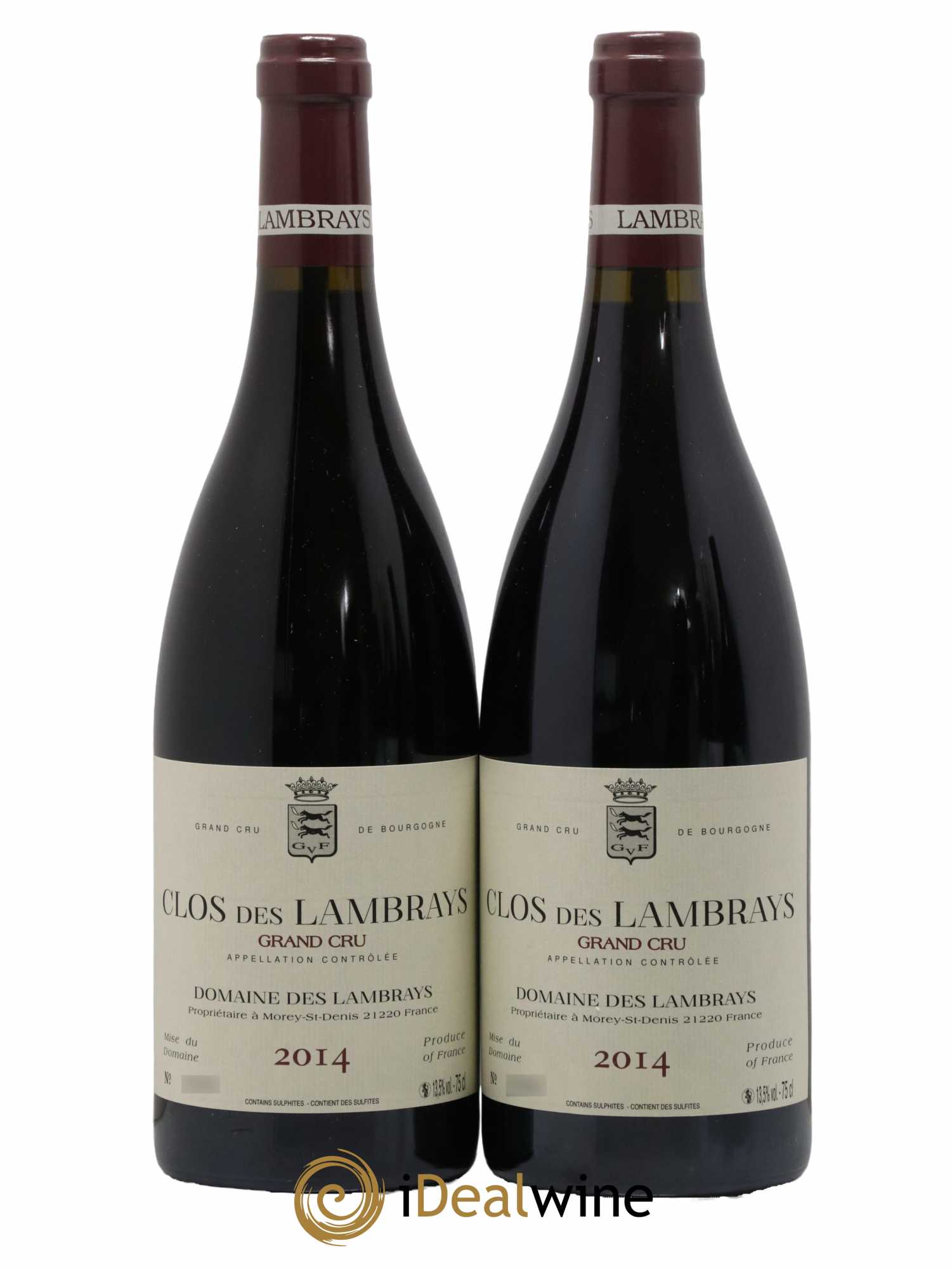 Clos des Lambrays Grand Cru Domaine des Lambrays 2014 - Lot de 2 bouteilles - 0