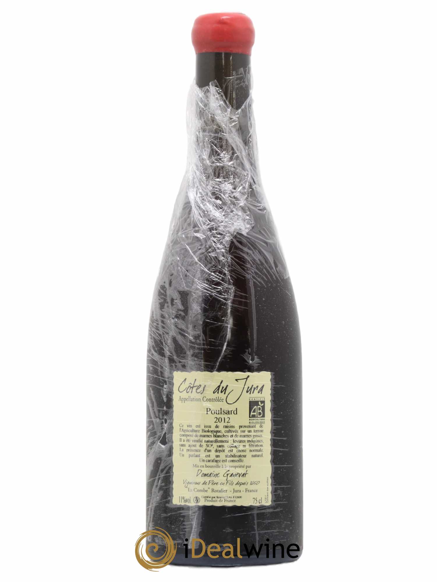 Côtes du Jura Cuvée de l'Enfant Terrible Jean-François Ganevat (Domaine) 2012 - Lot de 1 bouteille - 1