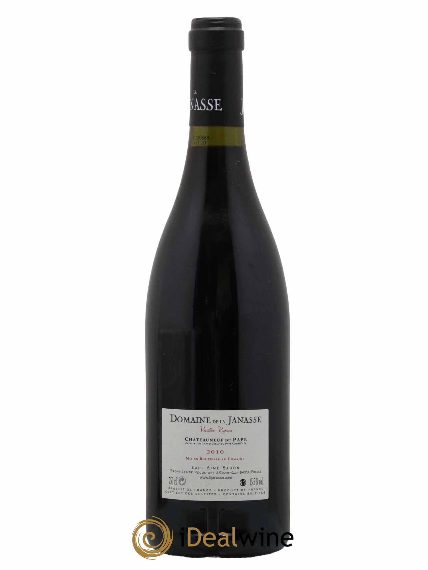 Châteauneuf-du-Pape Cuvée Vieilles Vignes La Janasse (Domaine de) 2010 - Lotto di 1 bottiglia - 1