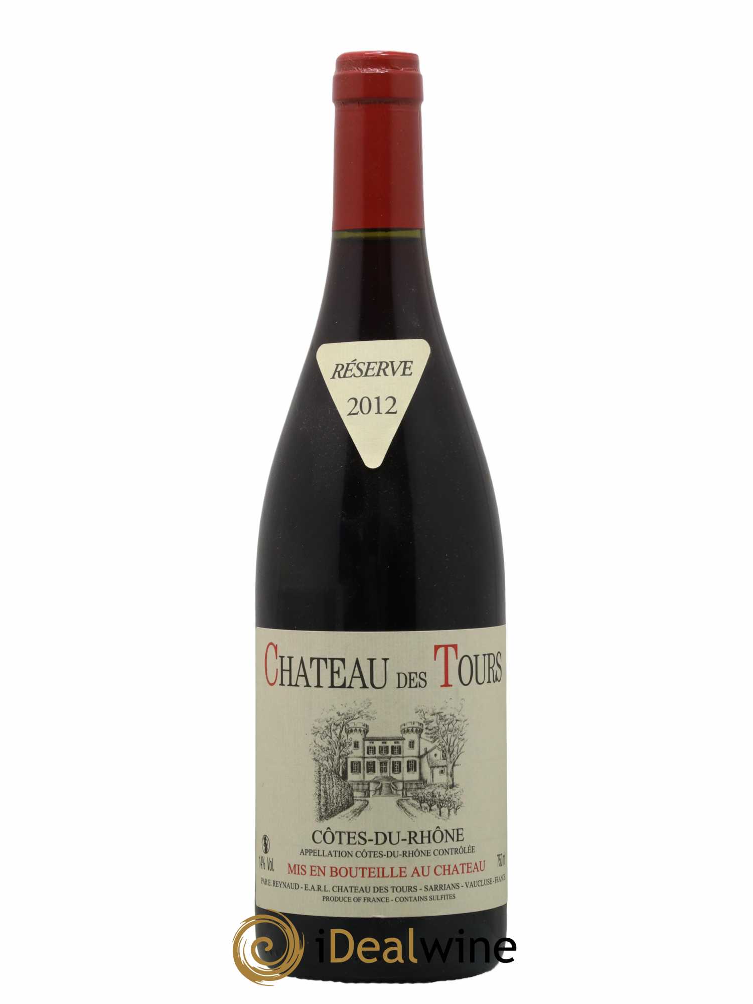 Côtes-du-Rhône Château des Tours Emmanuel Reynaud 2012 - Lot de 1 bouteille - 0