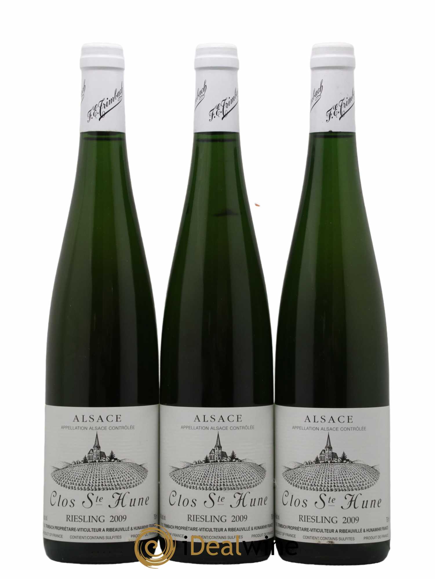 Alsace Riesling Clos Sainte-Hune Trimbach (Domaine) 2009 - Lot de 3 bouteilles - 0