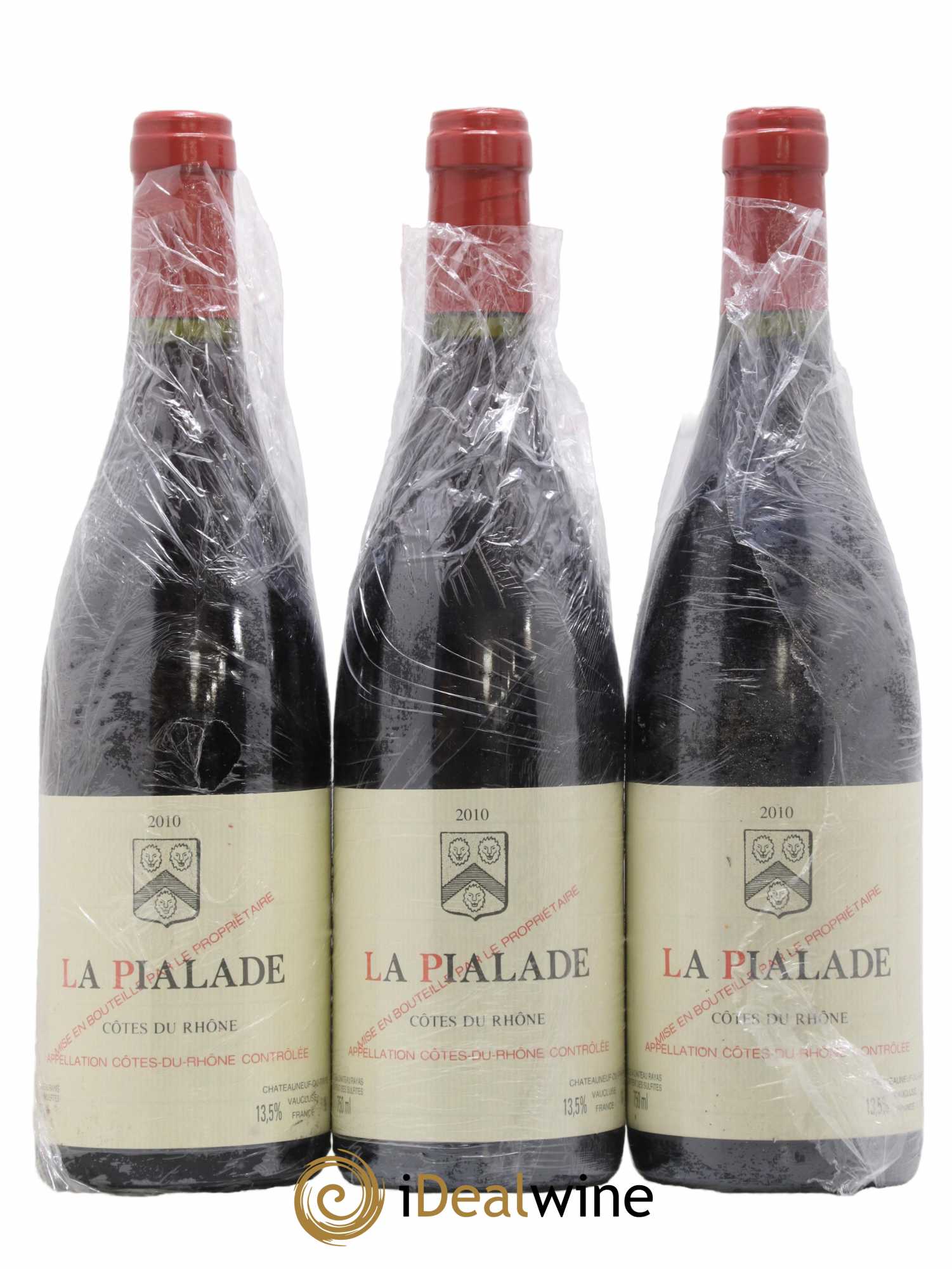 Côtes-du-Rhône La Pialade Emmanuel Reynaud 2010 - Lot de 3 bouteilles - 0