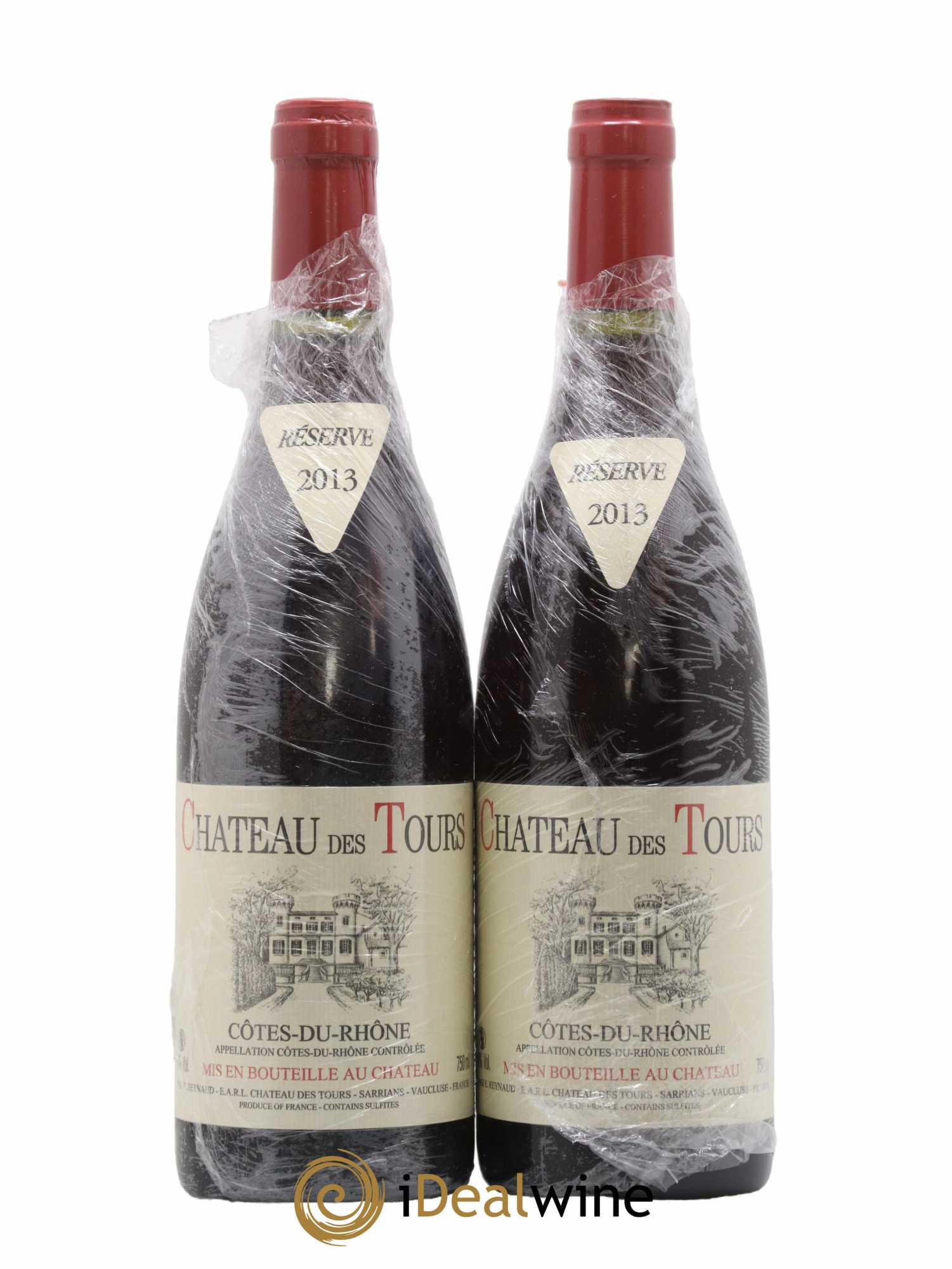 Côtes-du-Rhône Château des Tours Emmanuel Reynaud 2013 - Lot de 2 bouteilles - 0
