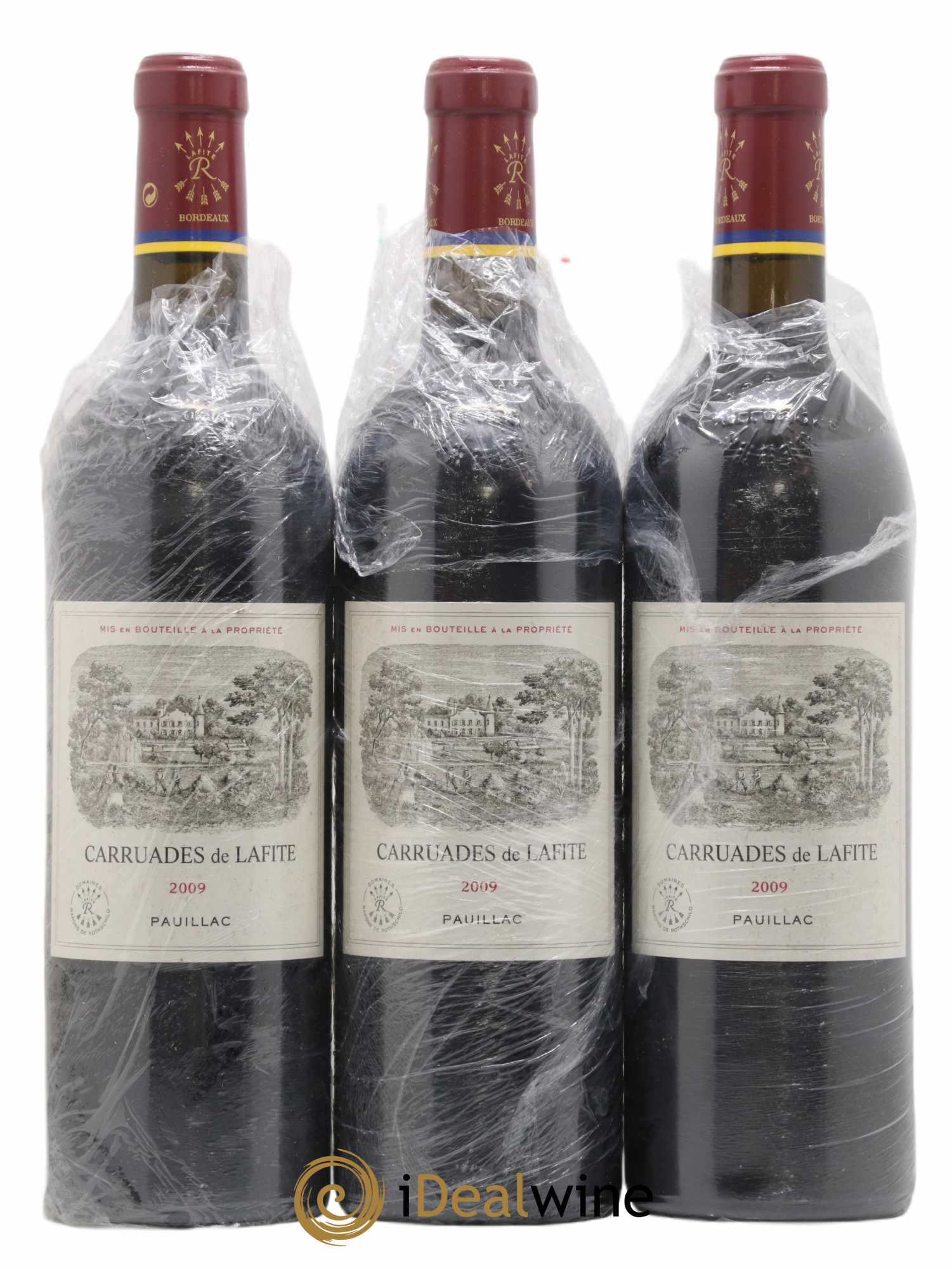 Carruades de Lafite Rothschild Second Vin 2009 - Lot de 3 bouteilles - 0