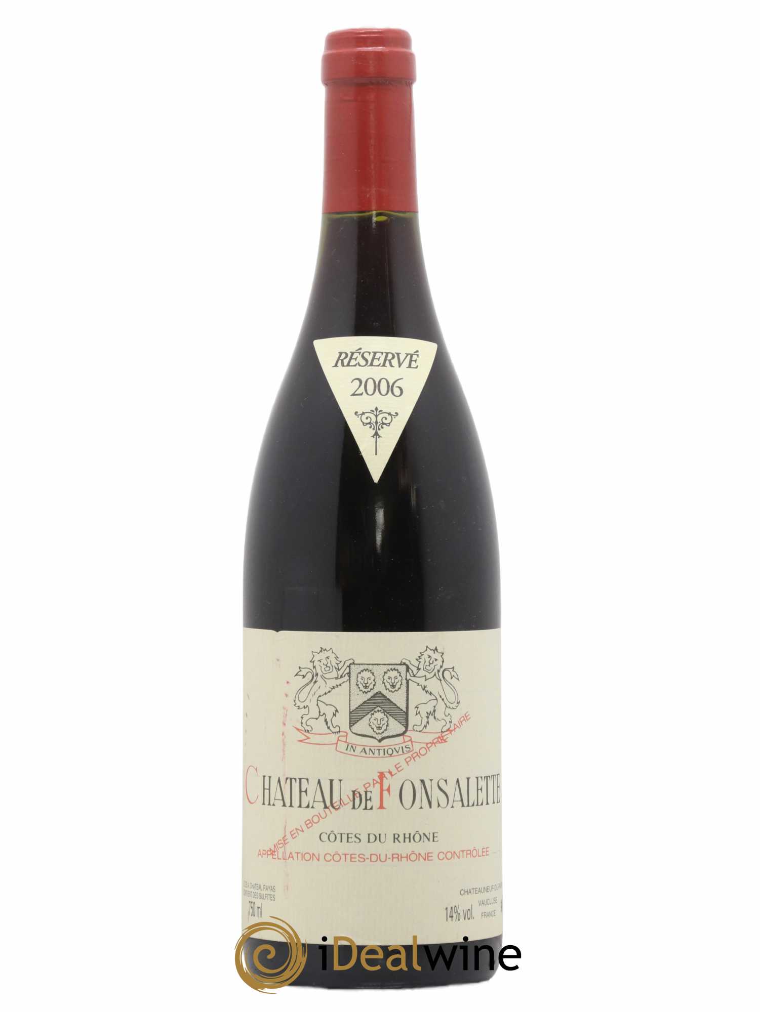 Côtes-du-Rhône Château de Fonsalette Emmanuel Reynaud 2006 - Lot de 1 bouteille - 0