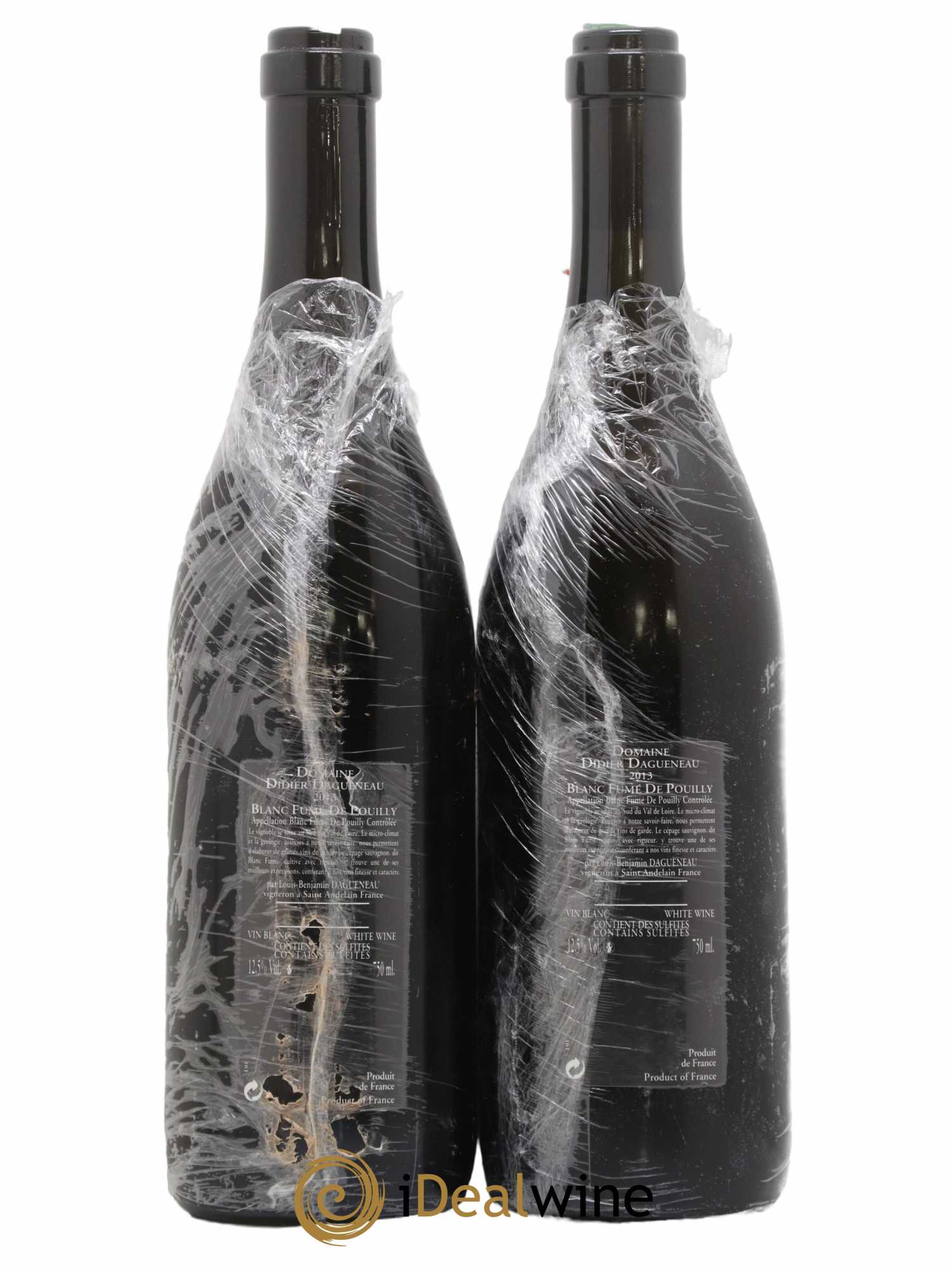 Vin de France (anciennement Pouilly-Fumé) Silex Dagueneau (Domaine Didier - Louis-Benjamin) 2013 - Lot de 2 bouteilles - 1