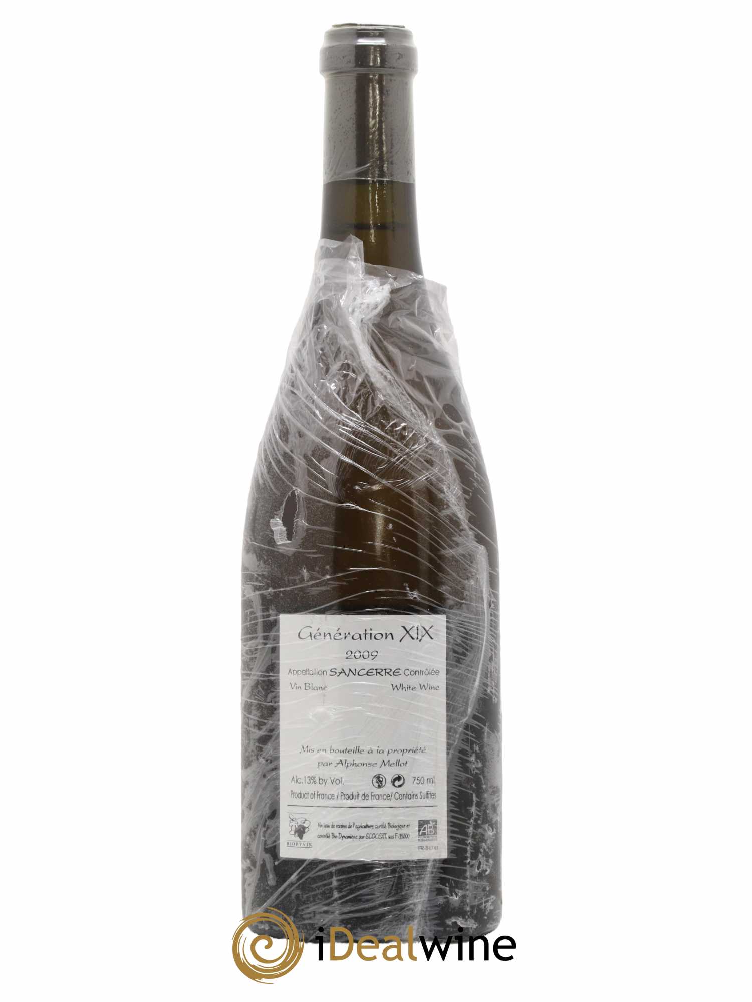 Sancerre Génération XIX Alphonse Mellot (sans prix de réserve) 2009 - Lot de 1 bouteille - 1