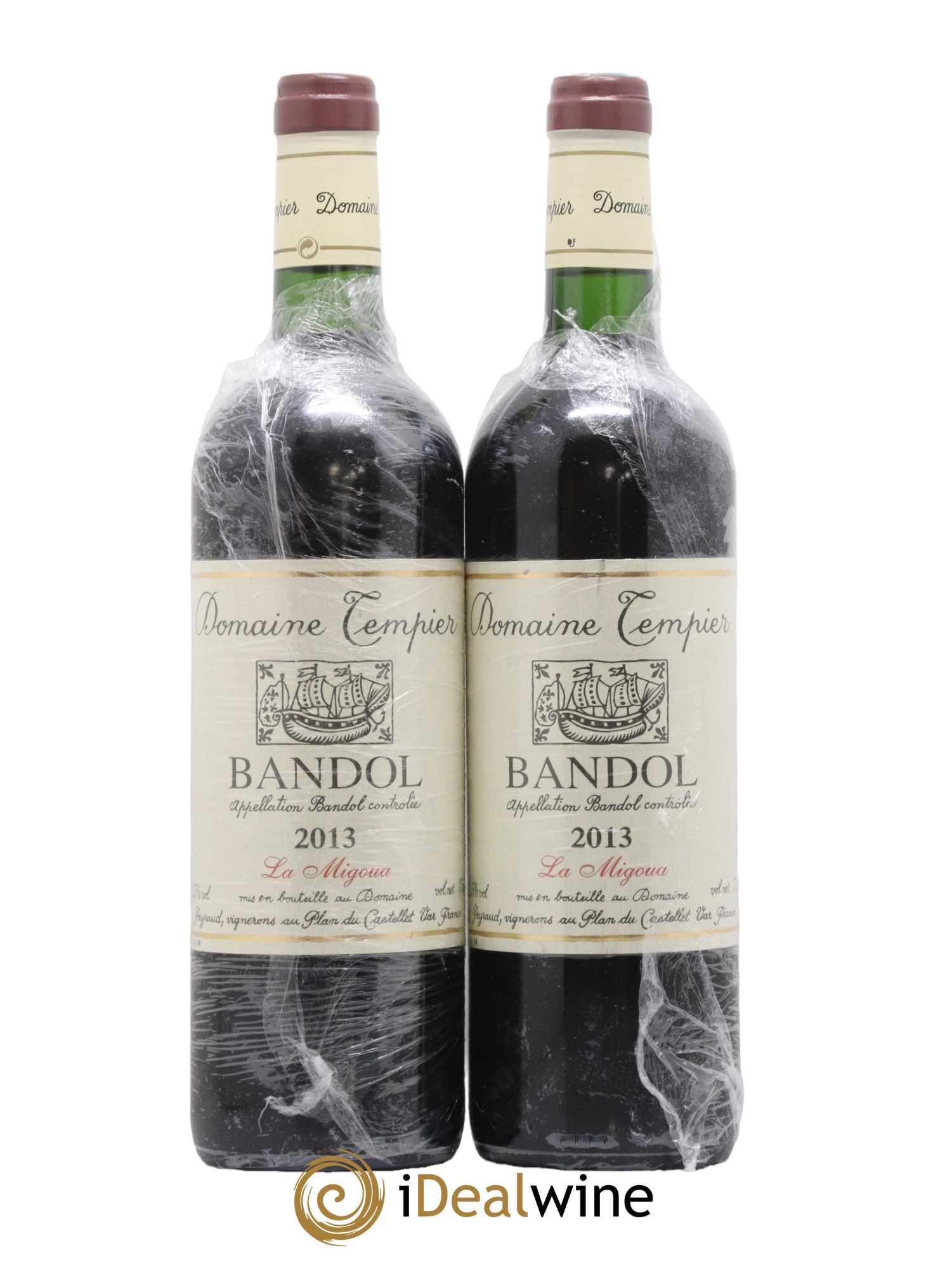Bandol Domaine Tempier Cuvée La Migoua Famille Peyraud 2013 - Lot de 2 bouteilles - 0