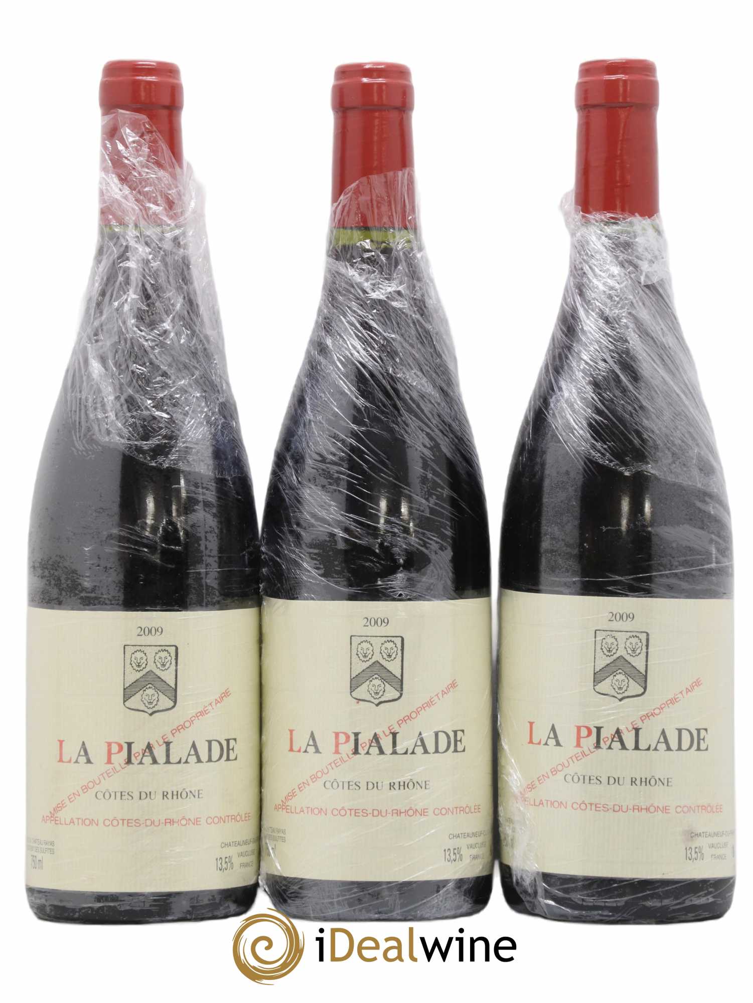Côtes-du-Rhône La Pialade Emmanuel Reynaud 2009 - Lot de 3 bouteilles - 0