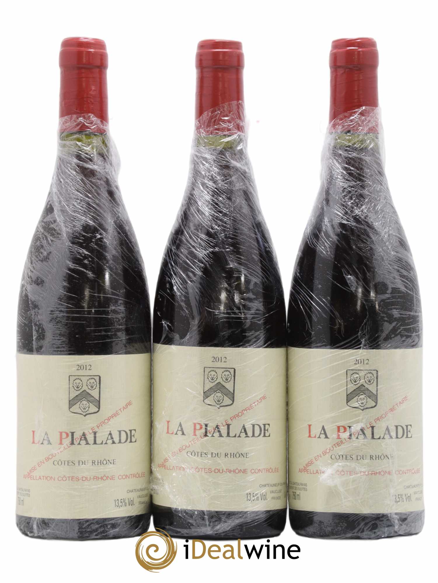 Côtes-du-Rhône La Pialade Emmanuel Reynaud 2012 - Lot de 3 bouteilles - 0