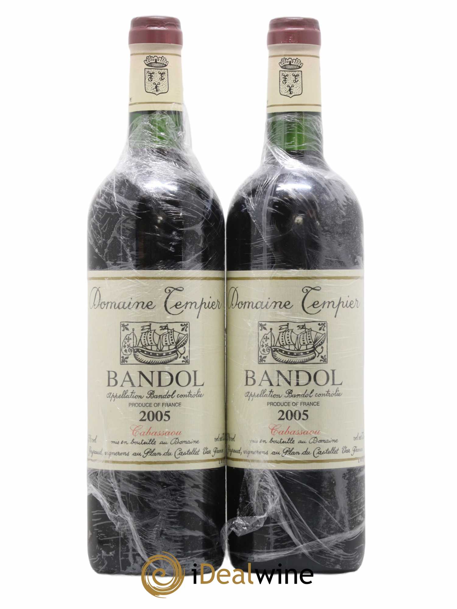 Bandol Domaine Tempier Cuvée Cabassaou Famille Peyraud 2005 - Lot de 2 bouteilles - 0