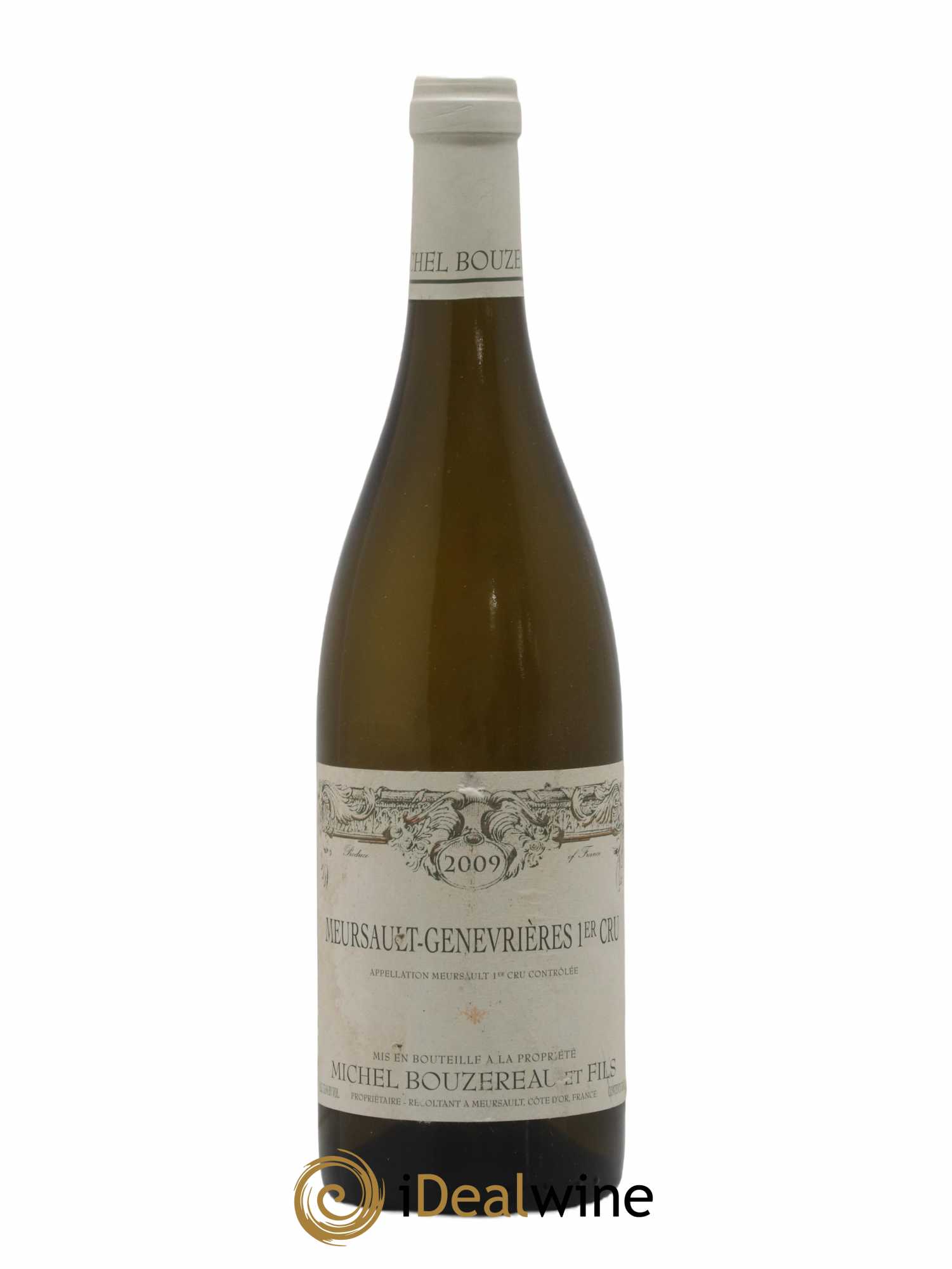 Meursault 1er Cru Les Genevrières Michel Bouzereau et Fils (Domaine) 2009 - Lot de 1 bouteille - 0