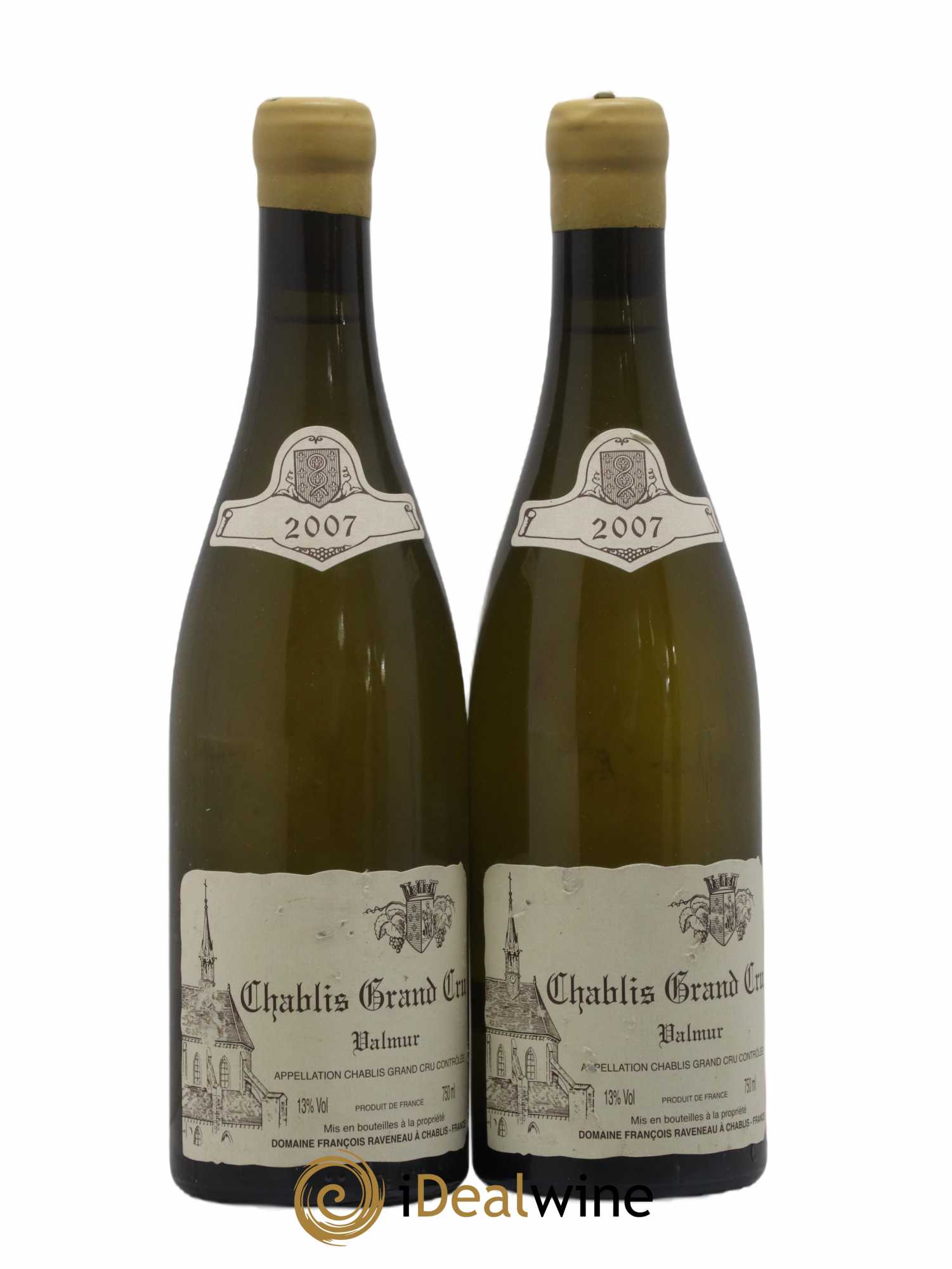 Chablis Grand Cru Valmur Raveneau (Domaine) 2007 - Lot de 2 bouteilles - 0