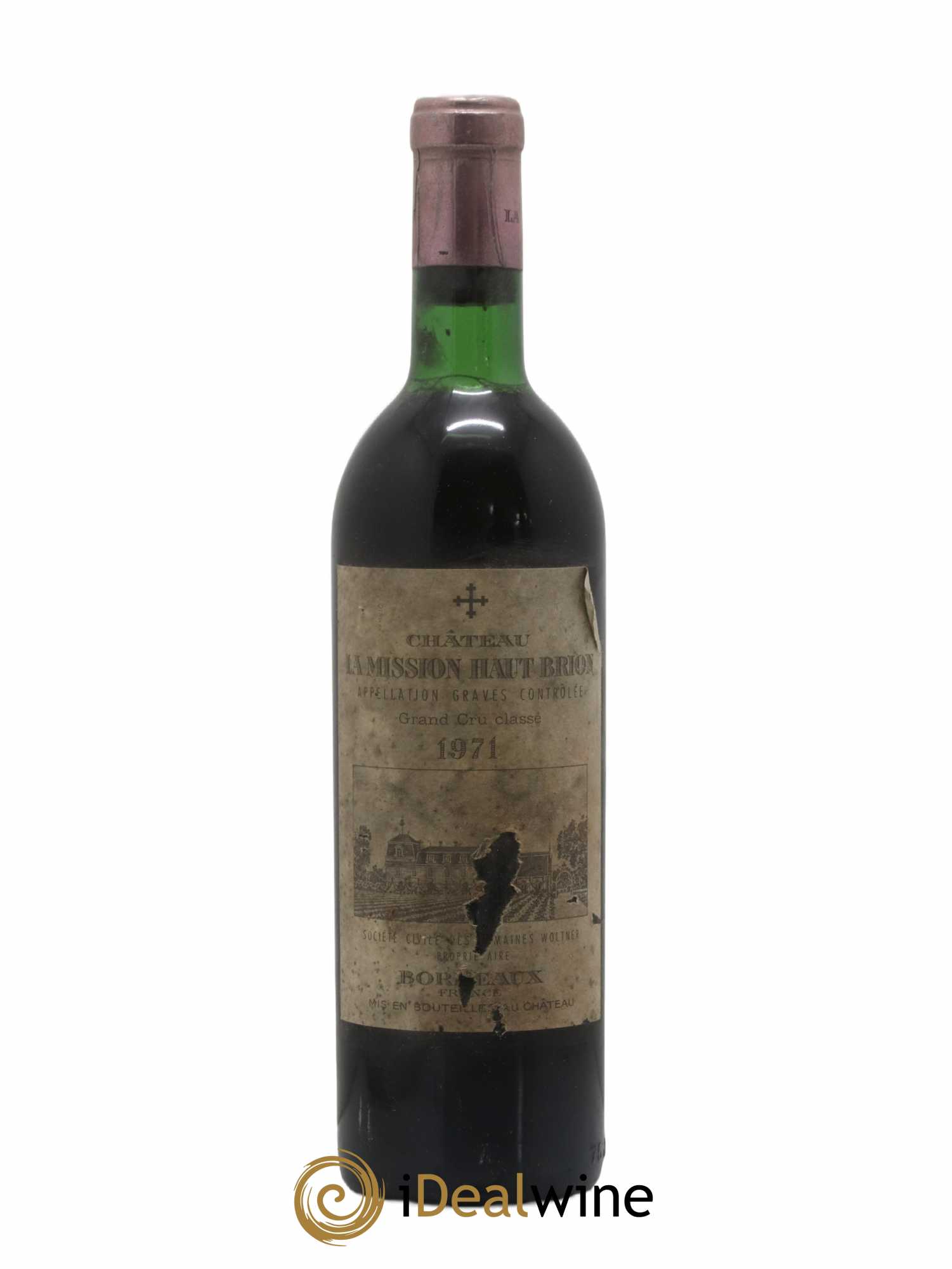 Château la Mission Haut-Brion Cru Classé de Graves 1971 - Lot de 1 bouteille - 0