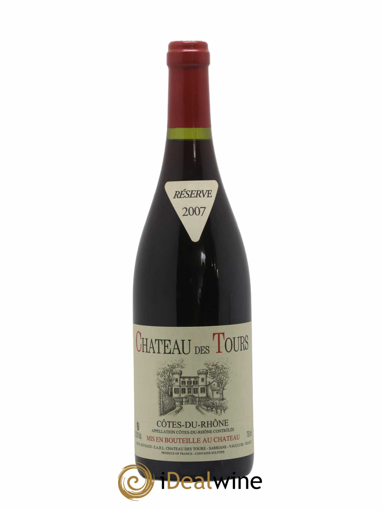 Côtes-du-Rhône Château des Tours Emmanuel Reynaud 2007 - Lot de 1 bouteille - 0