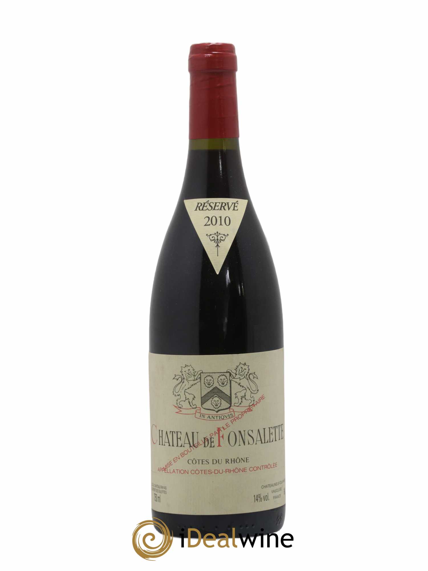 Côtes-du-Rhône Château de Fonsalette Emmanuel Reynaud (sans prix de réserve) 2010 - Lot de 1 bouteille - 0