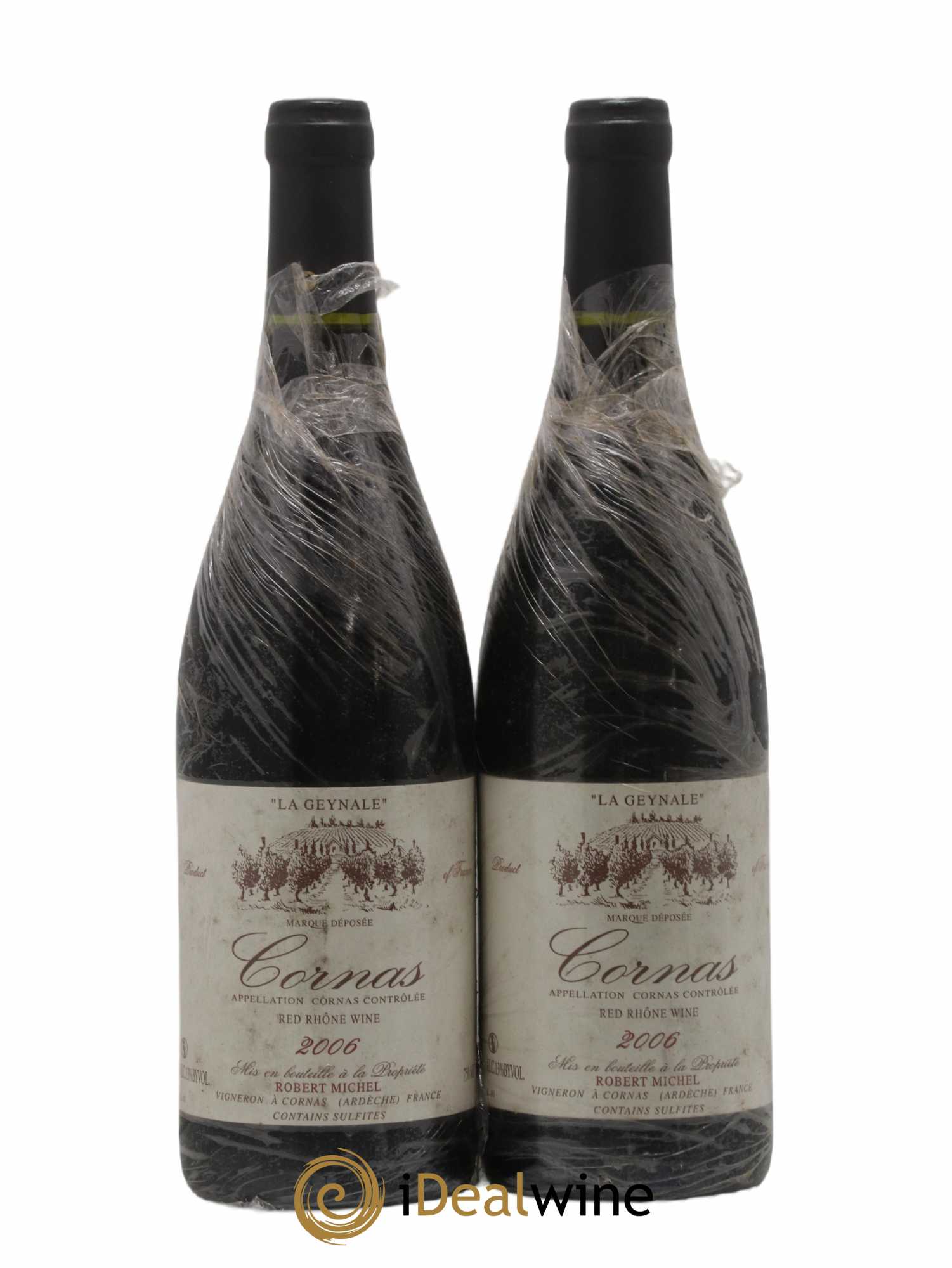 Cornas La Geynale Robert Michel 2006 - Lot de 2 bouteilles - 0