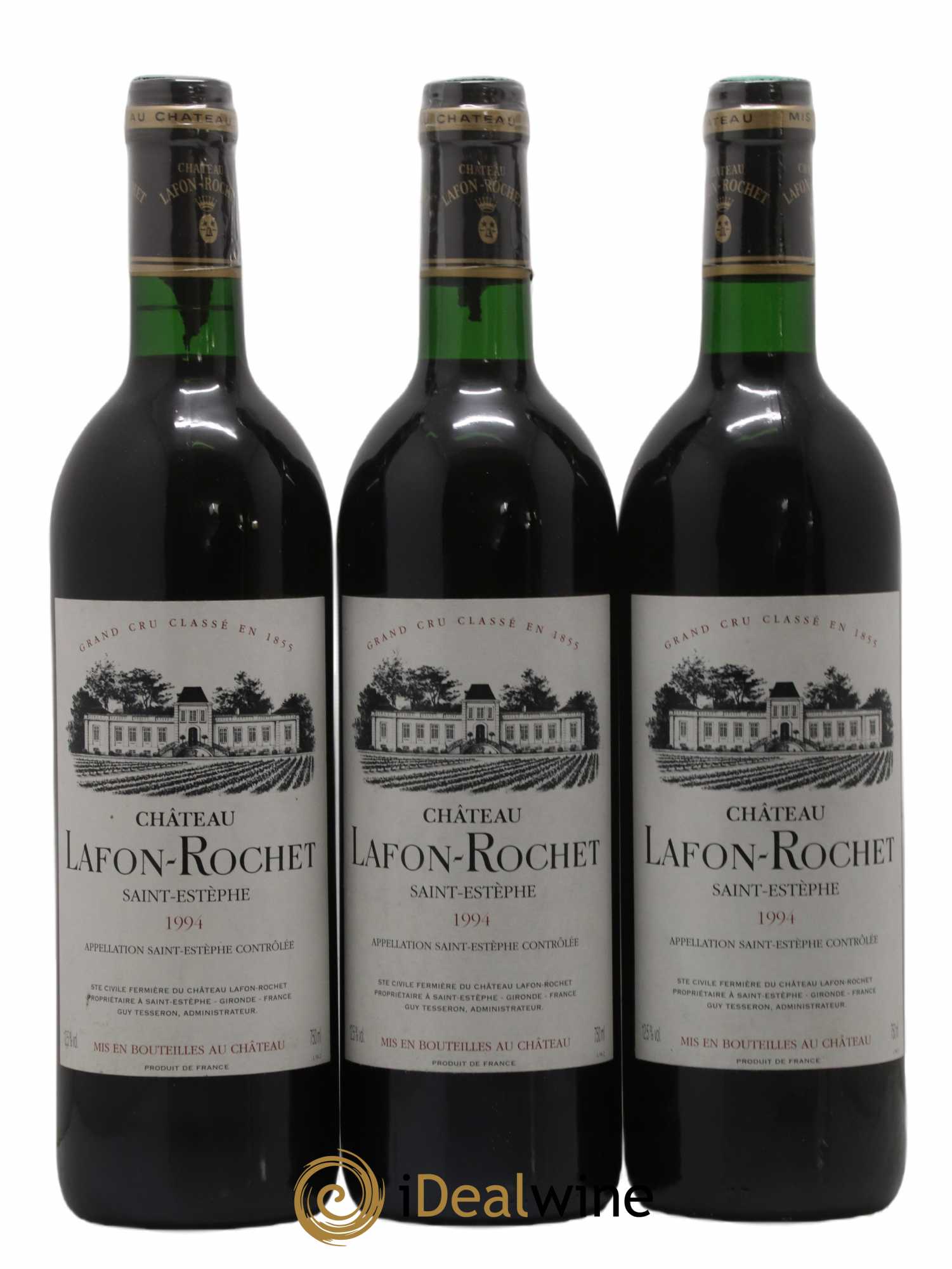 Château Lafon Rochet 4ème Grand Cru Classé (sans prix de réserve) 1994 - Lot de 3 bouteilles - 0