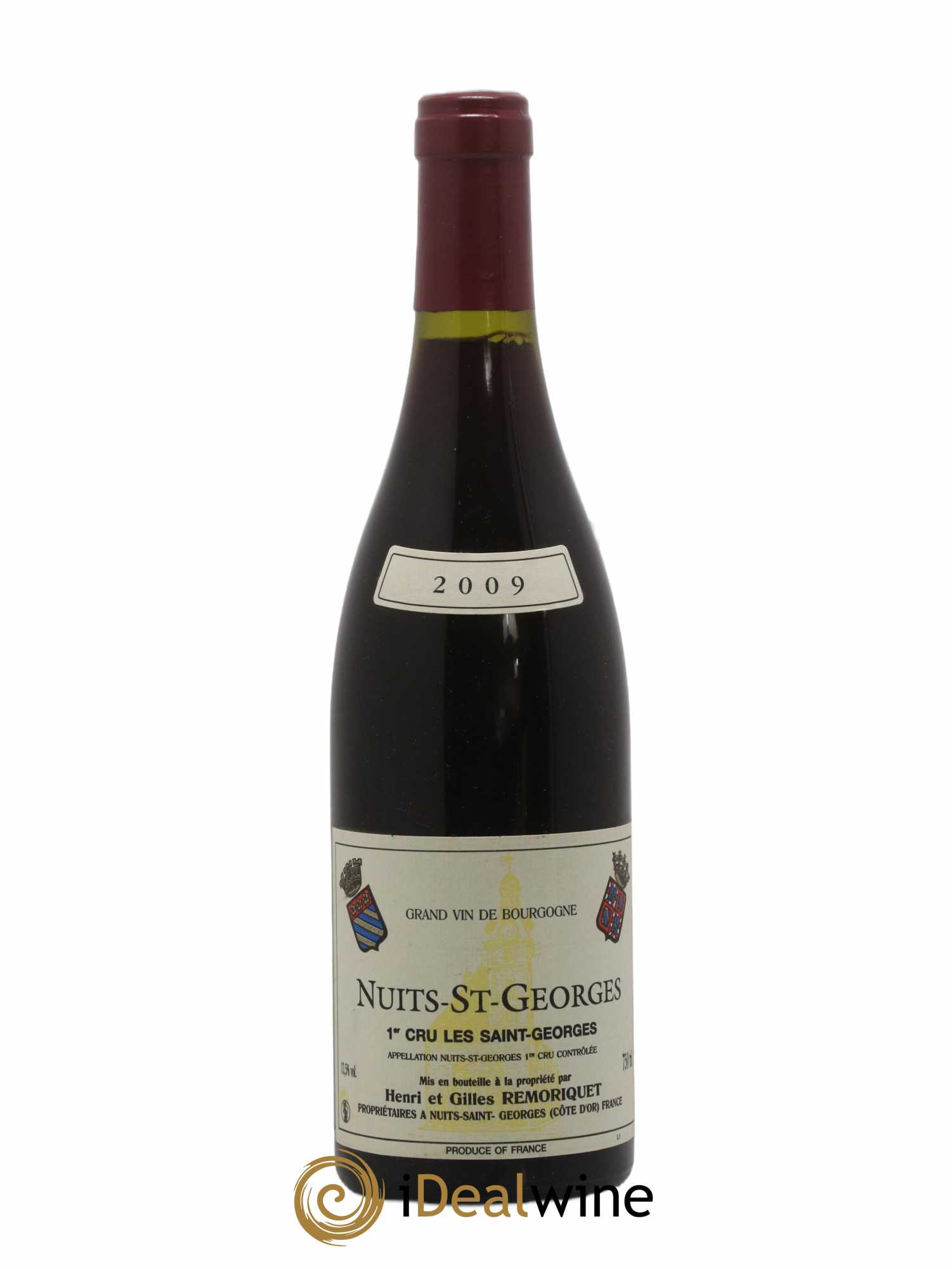 Nuits-Saint-Georges 1er Cru Les Saints Georges Gilles Remoriquet 2009 - Lot of 1 bottle - 0