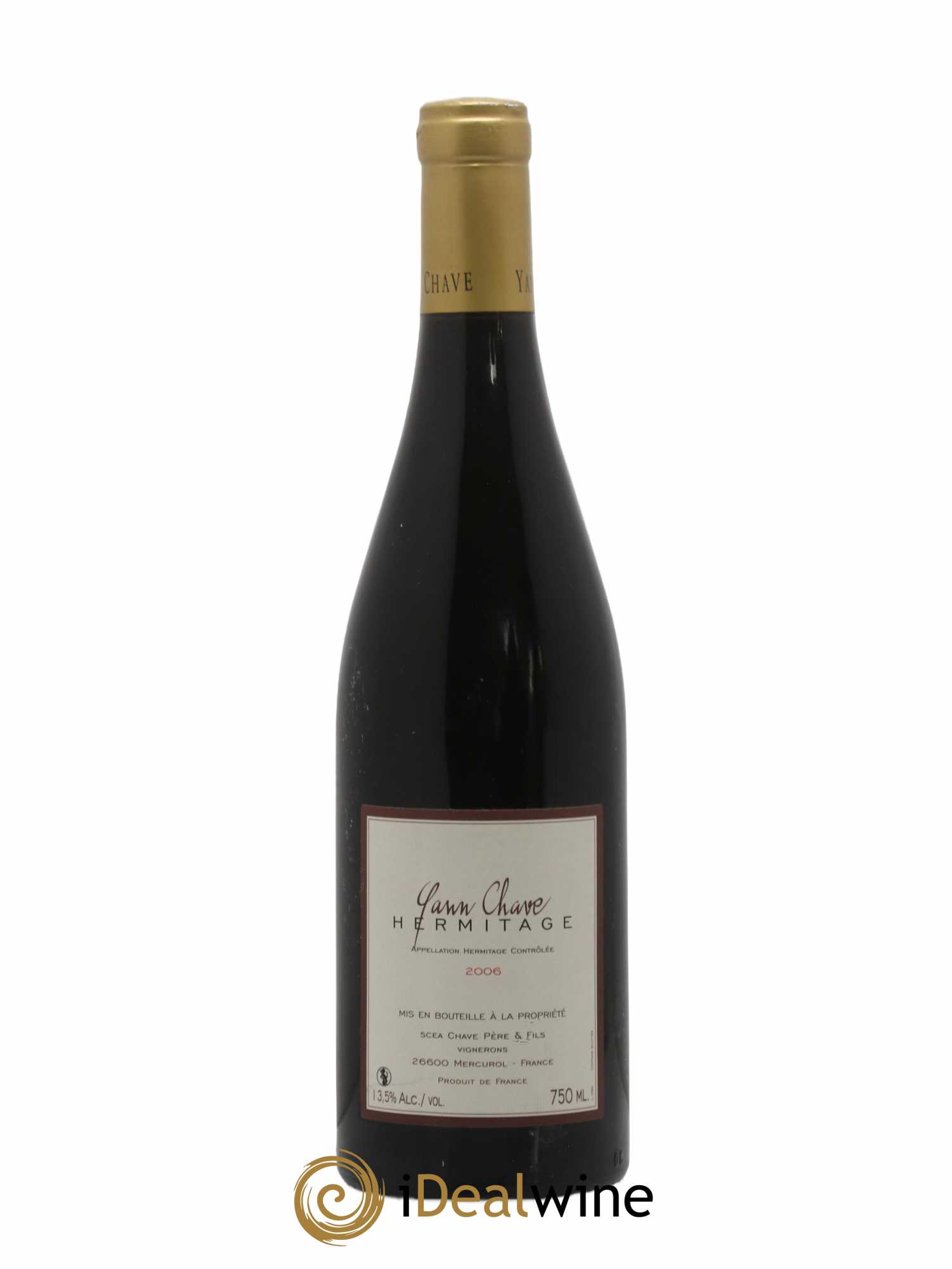 Hermitage Yann Chave 2006 - Lot de 1 bouteille - 0