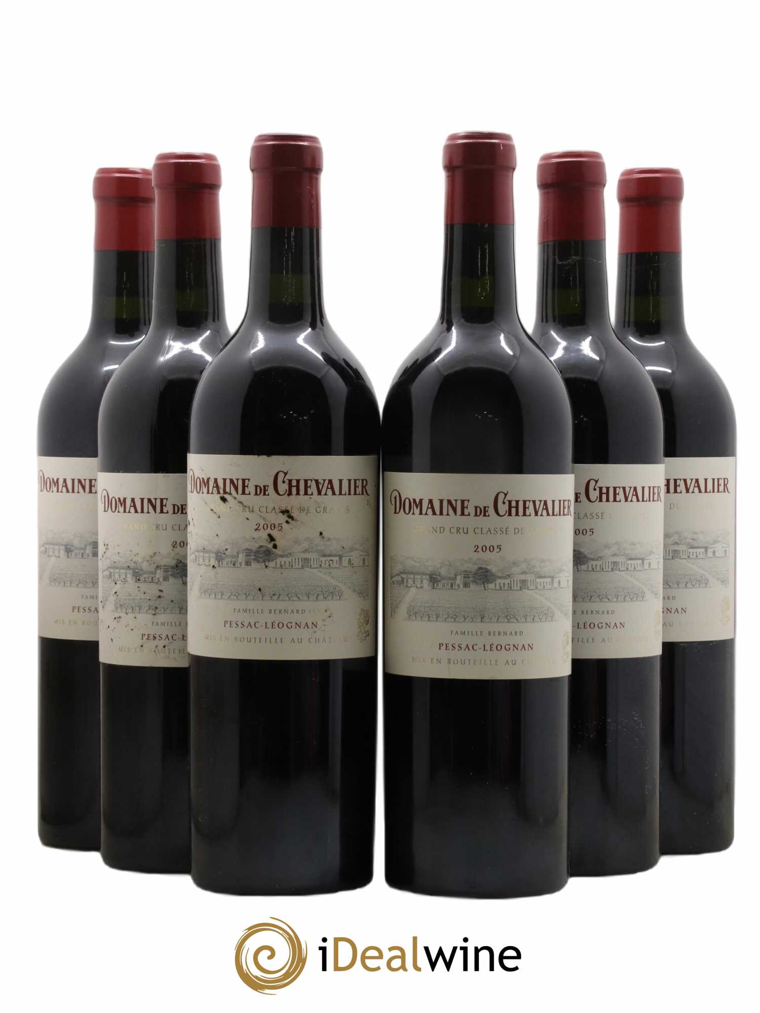 Domaine de Chevalier Cru Classé de Graves 2005 - Lot de 6 bouteilles - 0