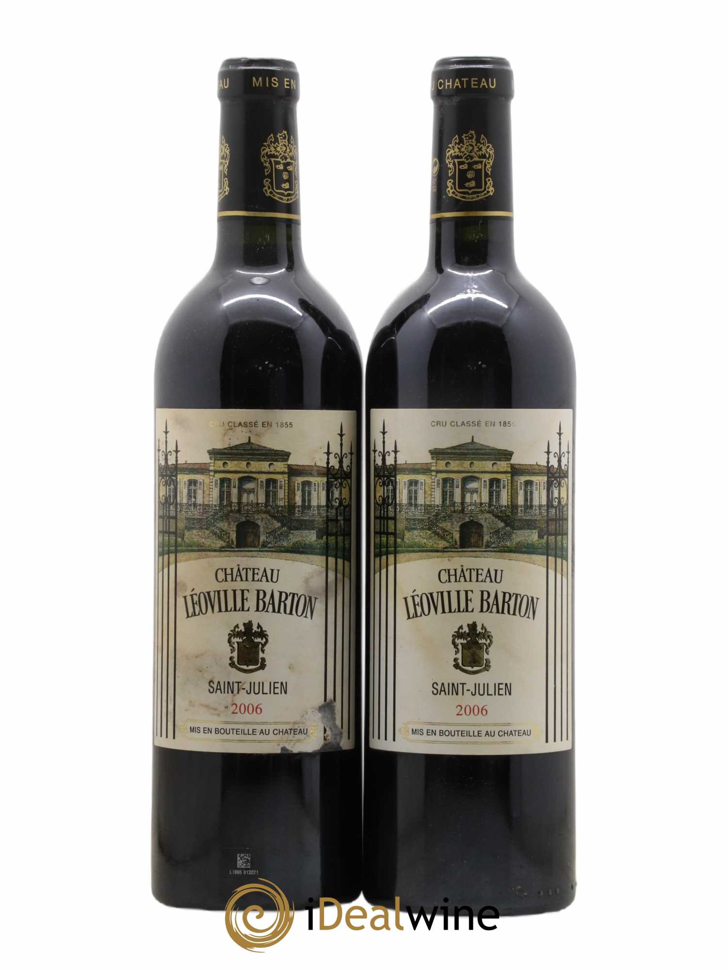 Château Léoville Barton 2ème Grand Cru Classé 2006 - Lot de 2 bouteilles - 0